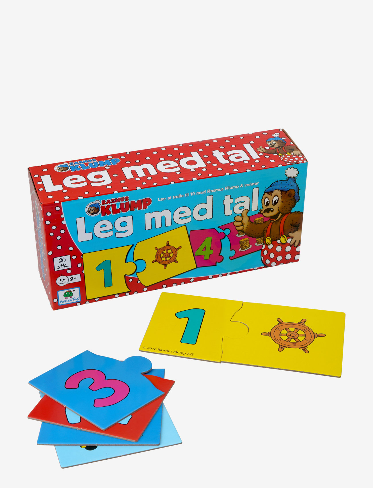 Rasmus Klump - Rasmus Klump Leg med Tal  (DK) - pædagogiske spil - multiple color - 1