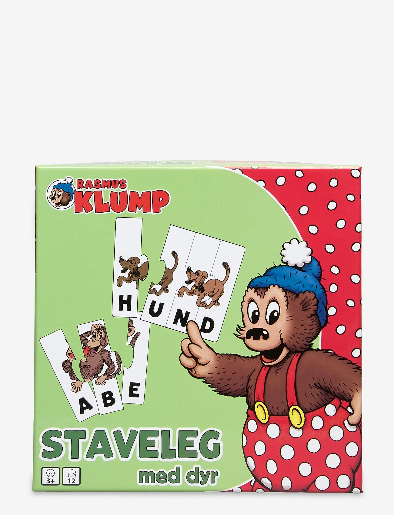 Rasmus Klump - Rasmus Kliump - Staveleg Dyr - puzzles pédagogiques - multiple color - 0