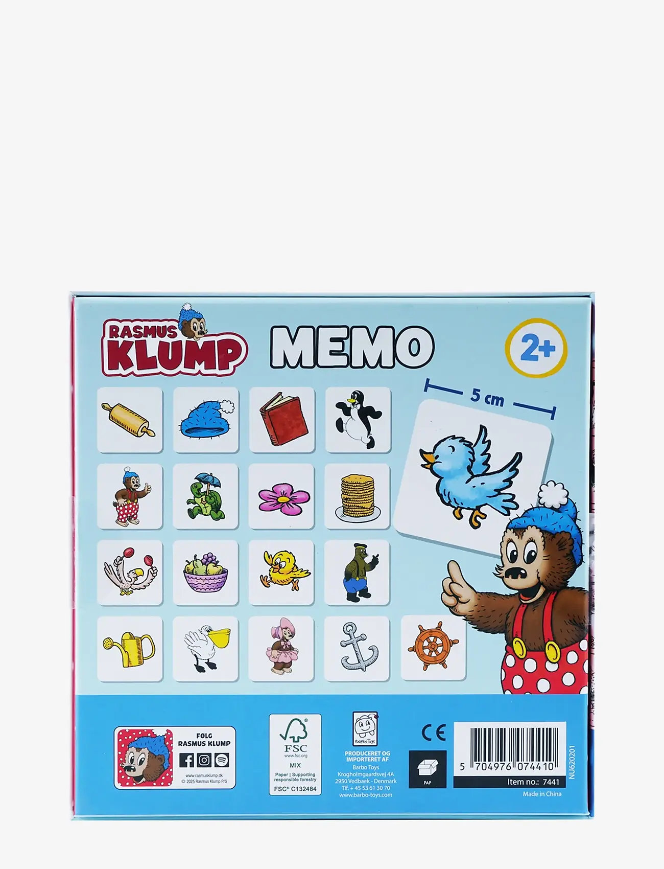 Rasmus Klump - Rasmus Klump Memo game - oppimispelit - multiple color - 3