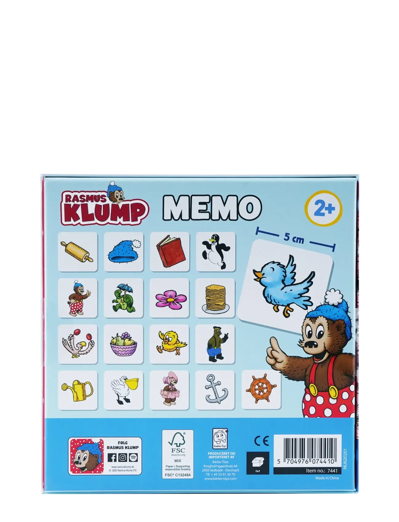 Rasmus Klump - Rasmus Klump Memo game - educatieve spellen - multiple color - 3