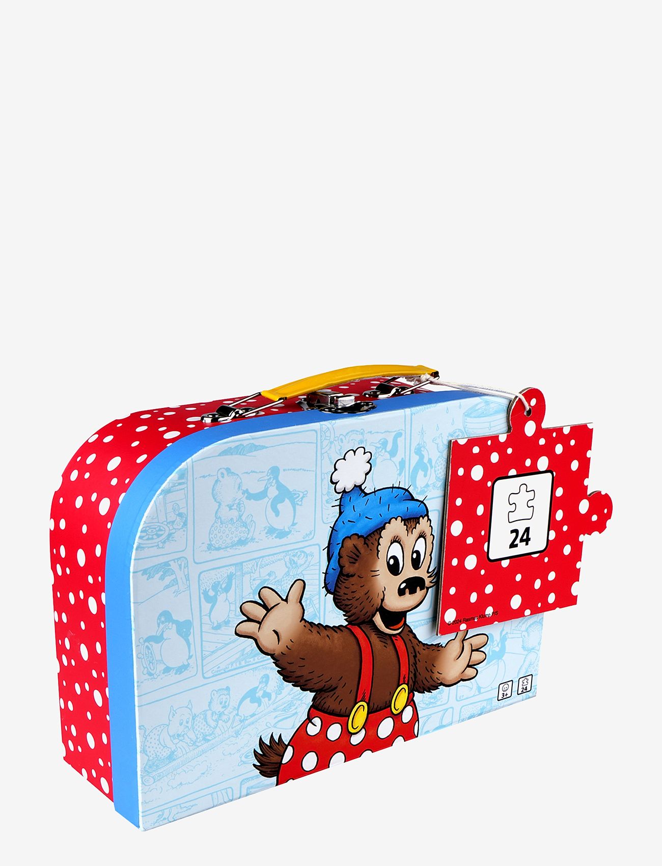 BARBO Spielzeug Rasmus Klump Suitcase With A Puzzle Patterned - One Size - Kinder