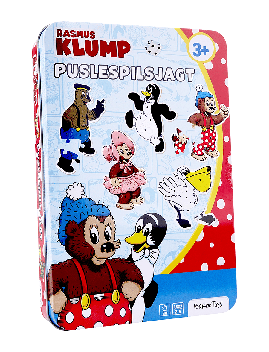 Rasmus Klump - Rasmus Klump - Puzzle Game in Tin Box - brädspel - multiple color - 0