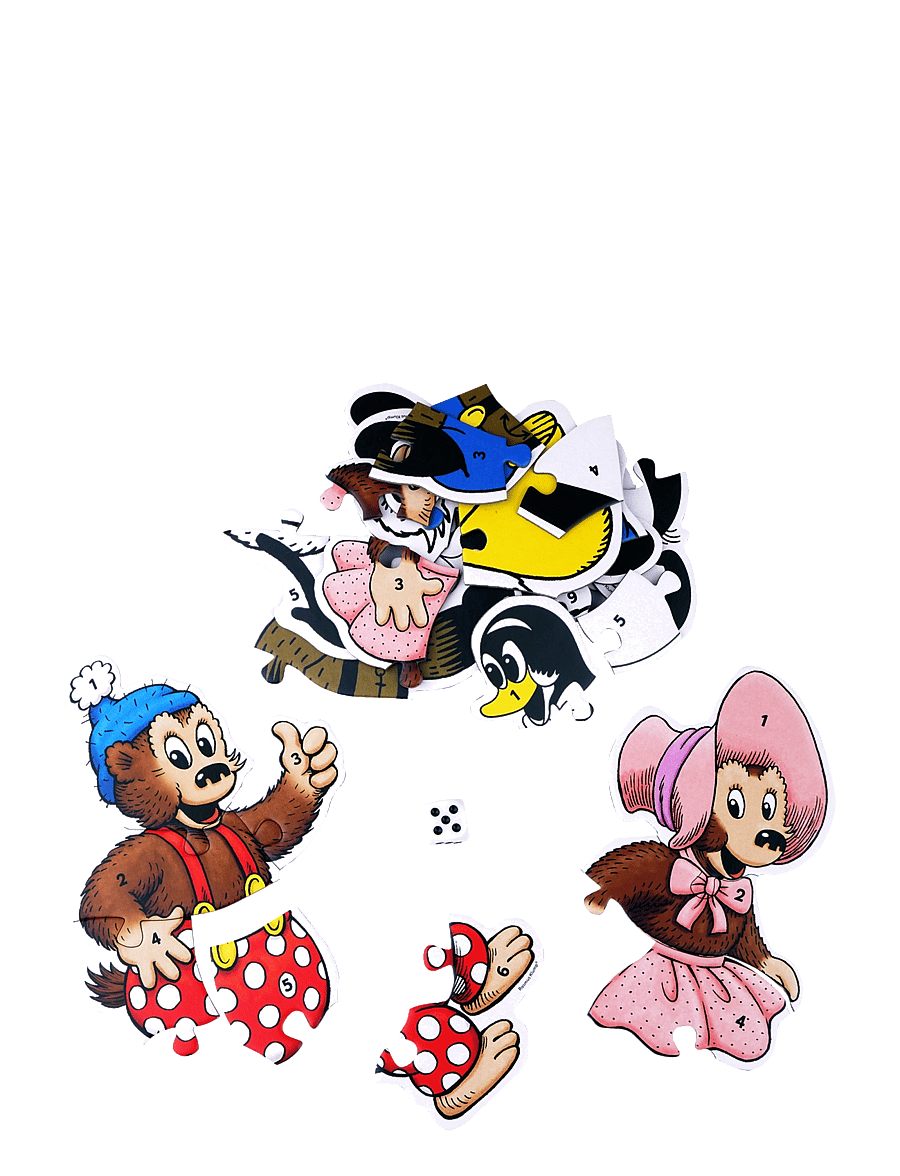 Rasmus Klump - Rasmus Klump - Puzzle Game in Tin Box - brädspel - multiple color - 1