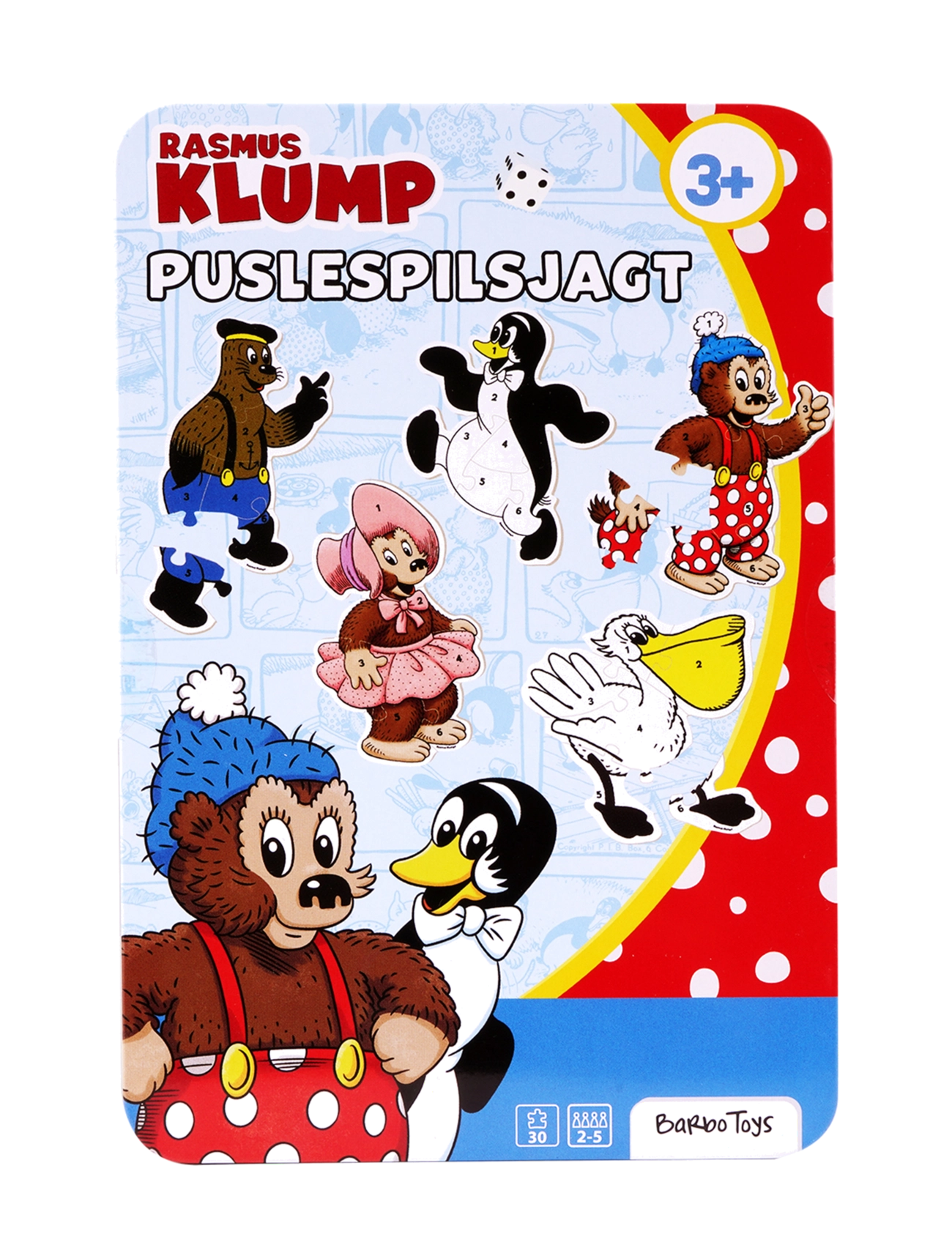 Rasmus Klump - Rasmus Klump - Puzzle Game in Tin Box - brädspel - multiple color - 2