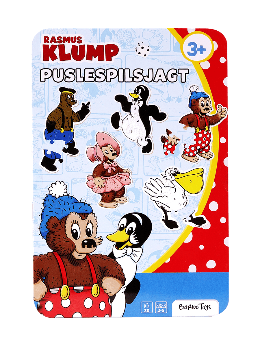 Rasmus Klump - Rasmus Klump - Puzzle Game in Tin Box - brädspel - multiple color - 2