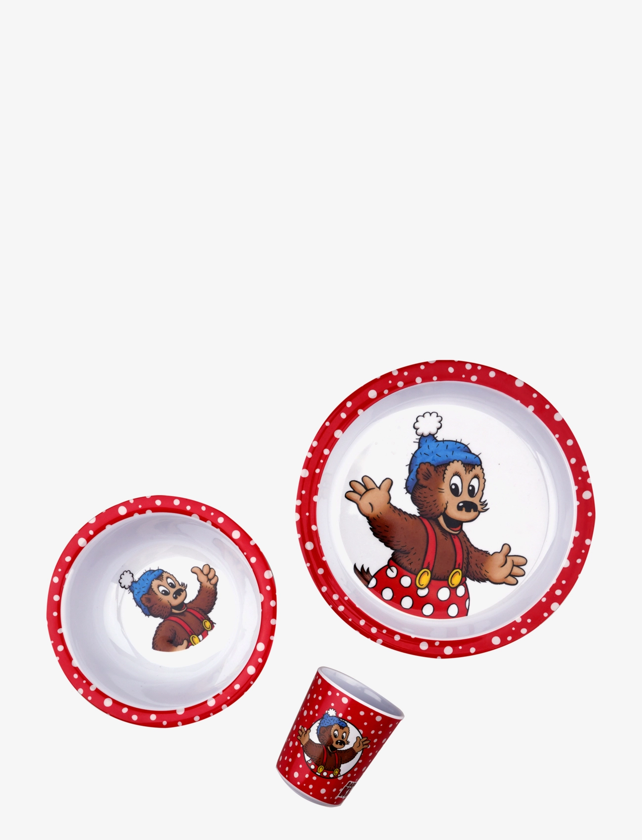 Rasmus Klump - Rasmus Klump - 3 pcs Mealtime set - matarsett - 1016 - 2