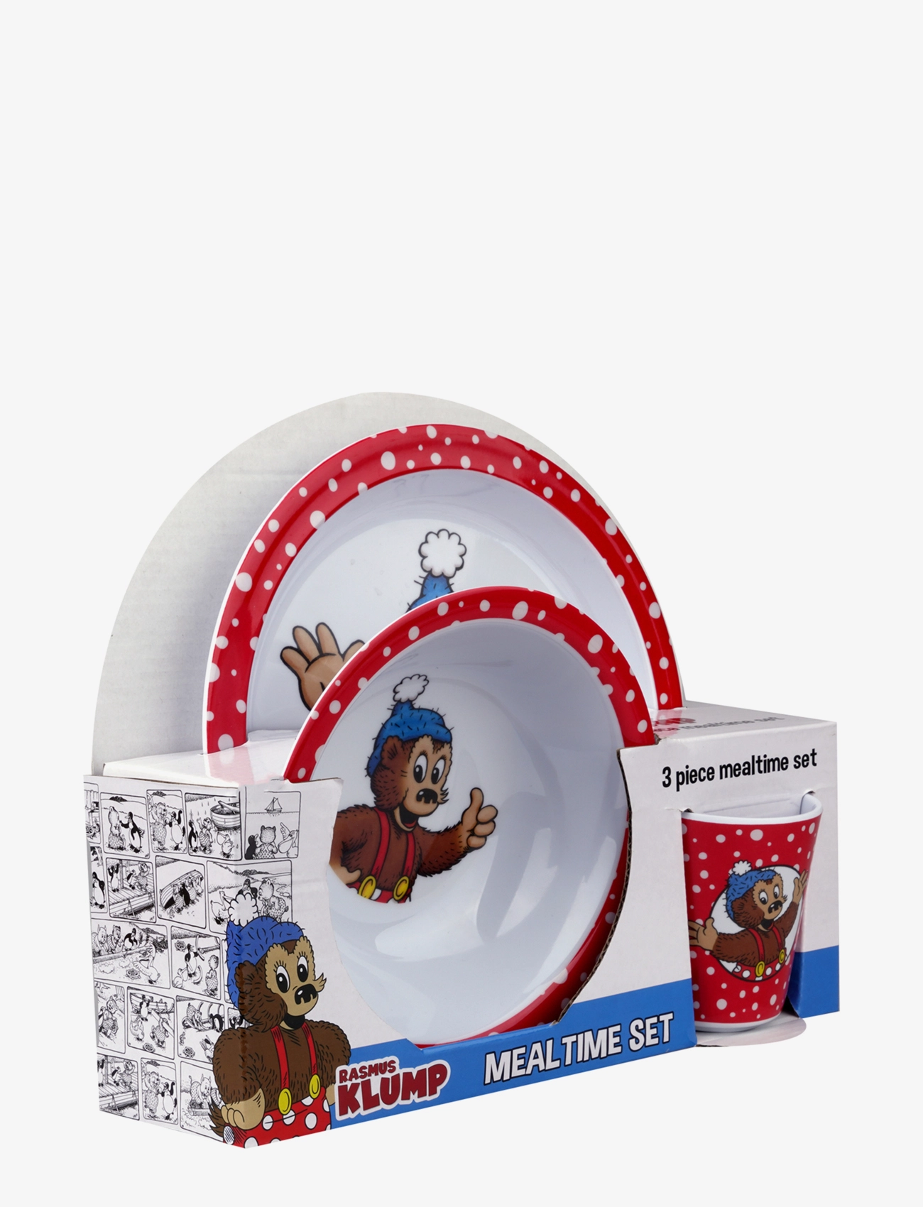 Rasmus Klump - Rasmus Klump - 3 pcs Mealtime set - matarsett - 1016 - 3
