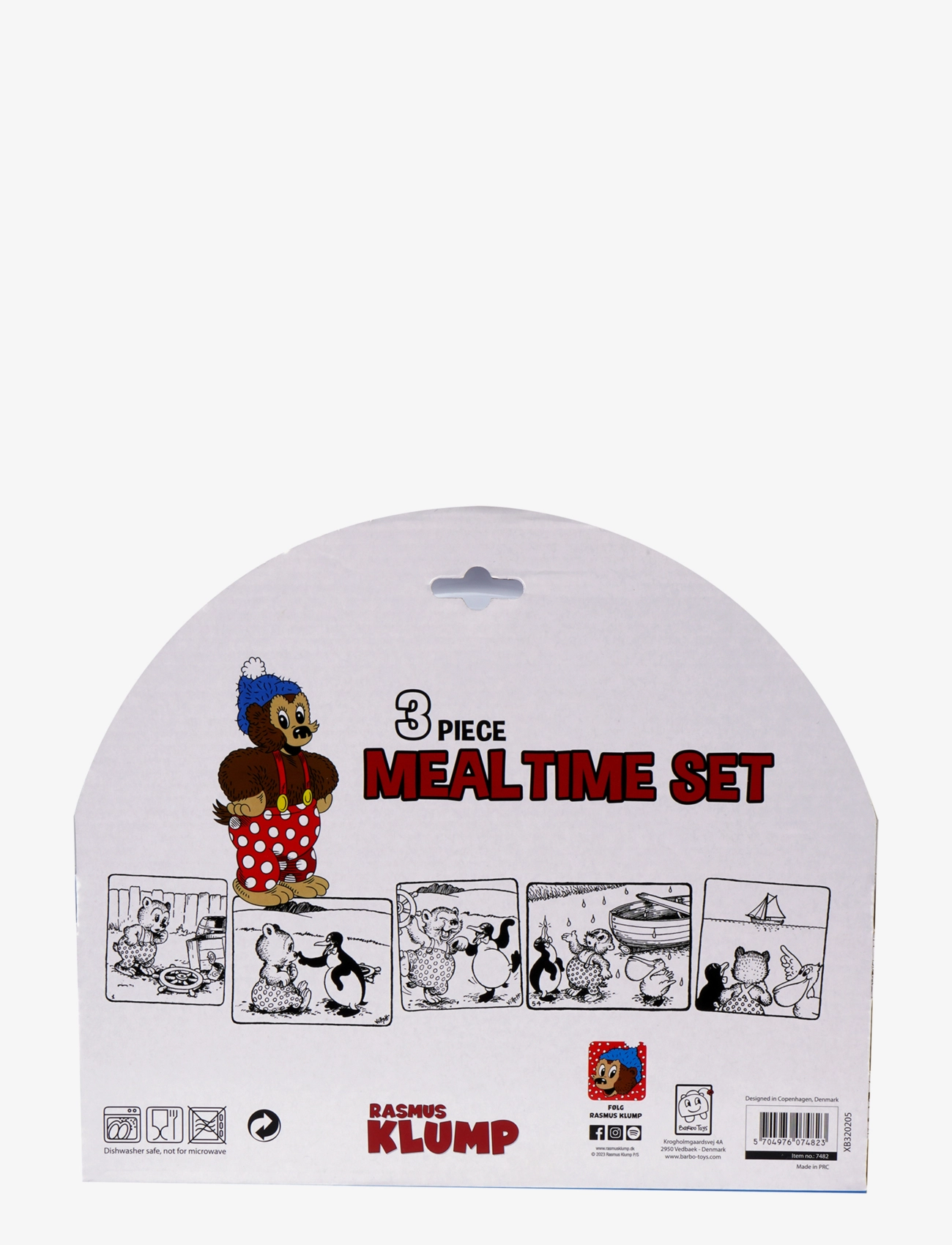 Rasmus Klump - Rasmus Klump - 3 pcs Mealtime set - matarsett - 1016 - 4