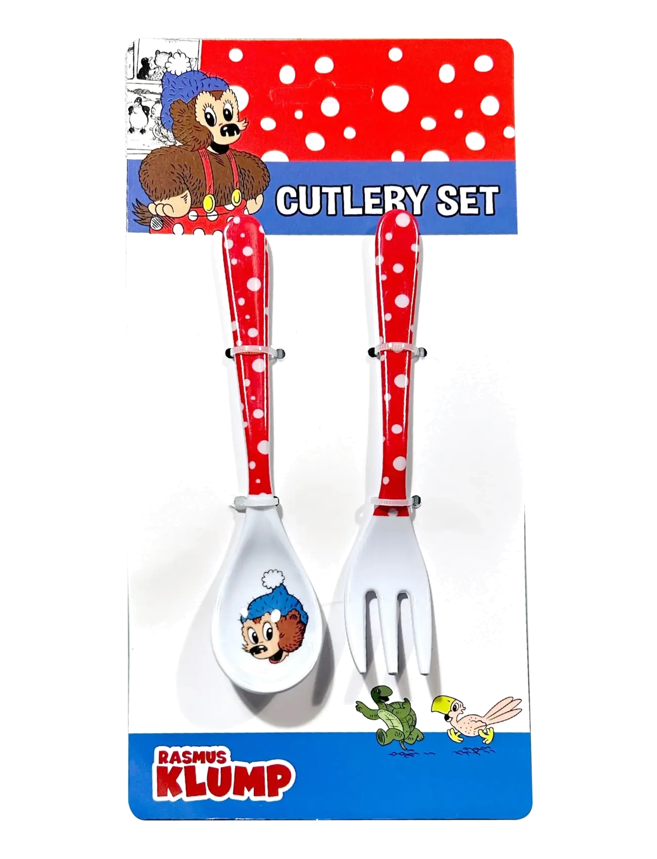 Rasmus Klump - 2 Pcs Cultery Set, One Size, Meal Time, Mehrfarbig/gemustert Cutlery, Kinder