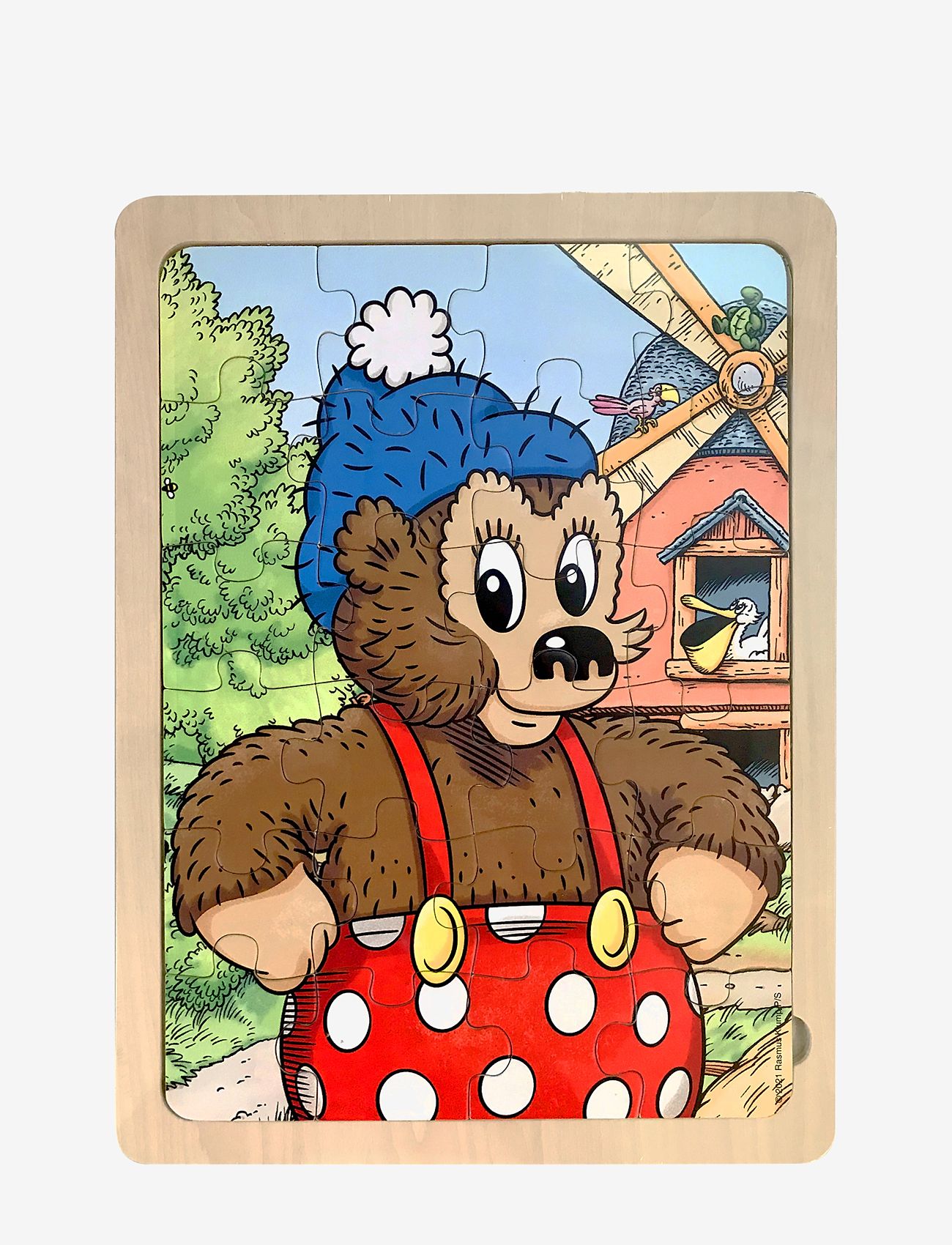 Barbo Toys Rasmus Klump - Wooden Puzzles - Pussel - MULTI / multi