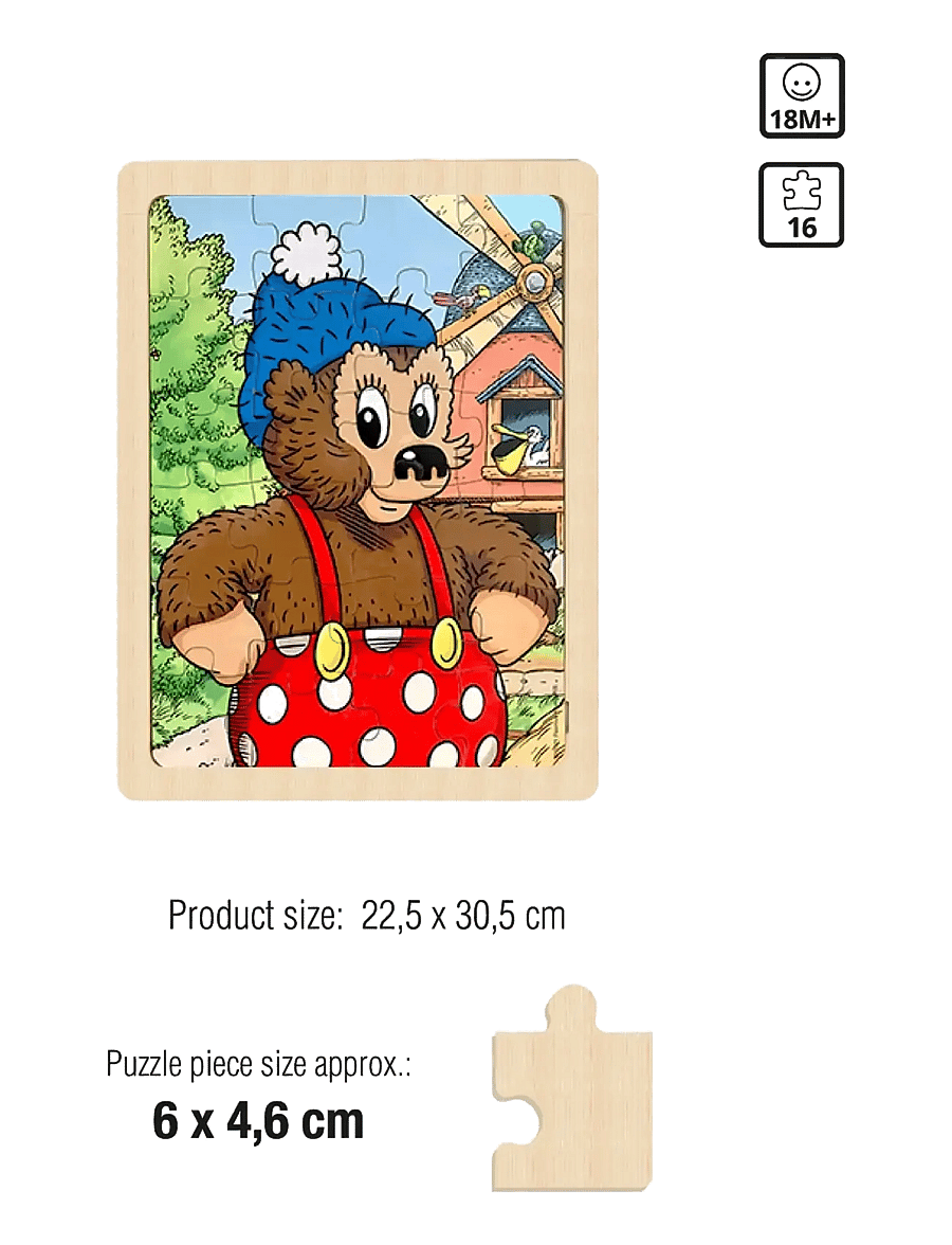 Rasmus Klump - Rasmus Klump - Wooden Puzzles - pússluspil - multi - 3
