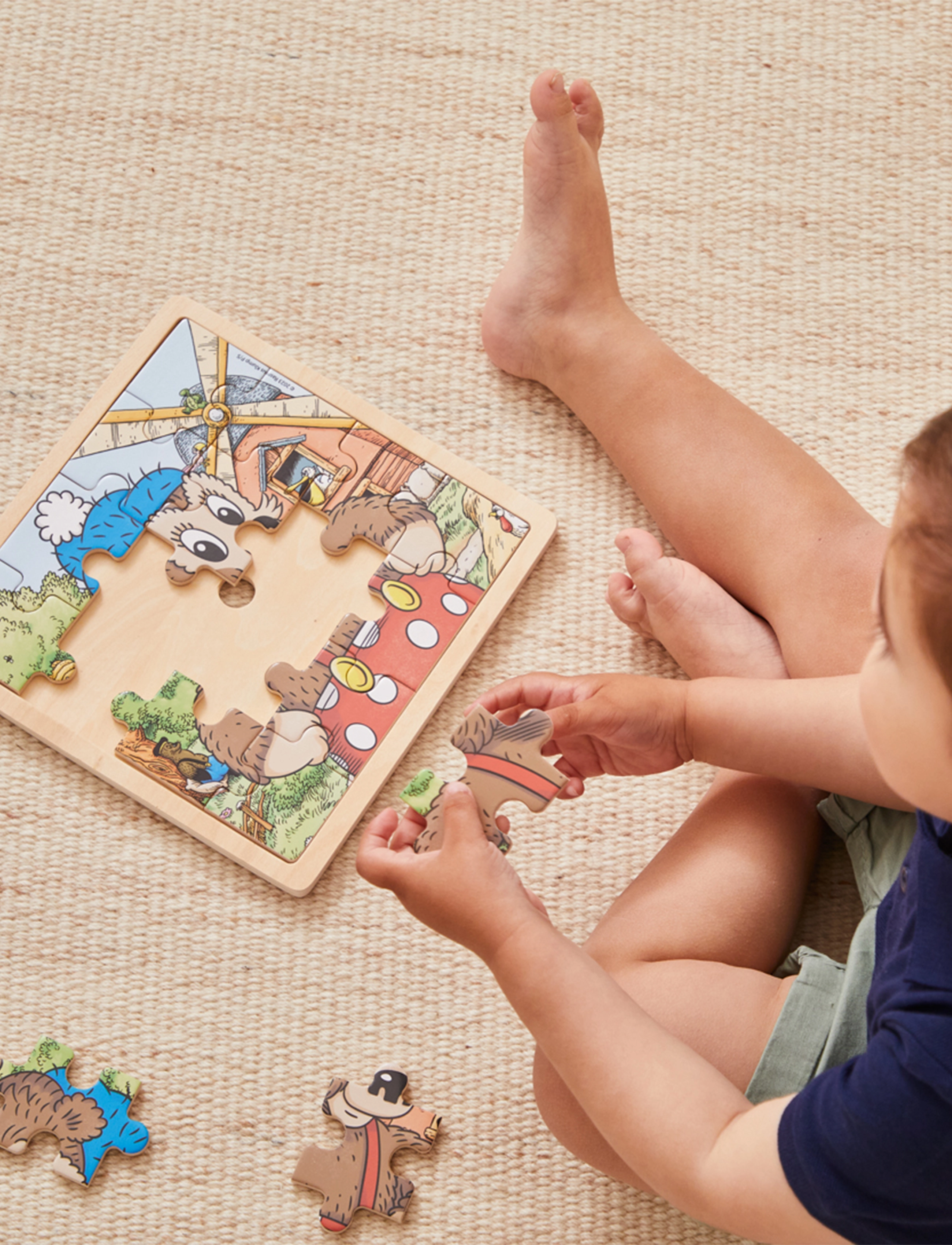 Barbo Toys - Rasmus Klump Træpuslespil - holzpuzzle - 1016 - 3