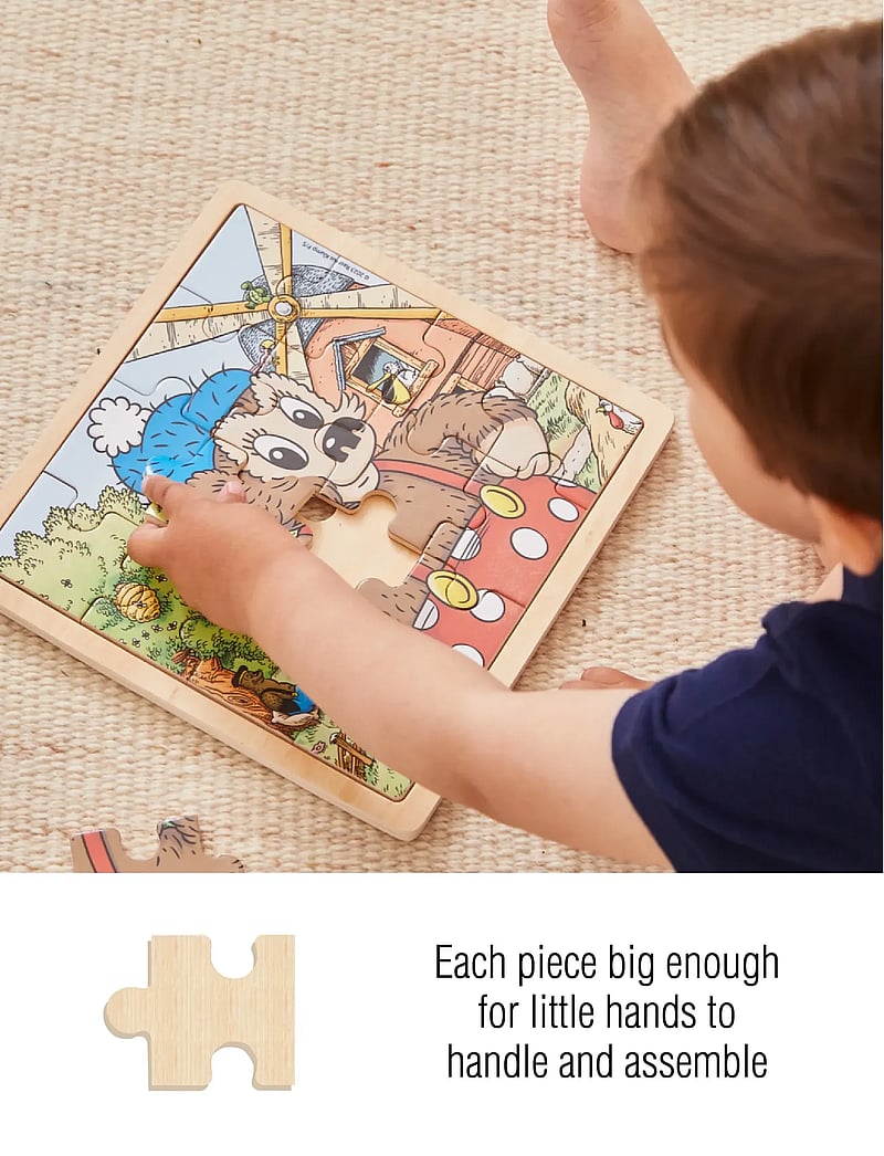 Barbo Toys - Rasmus Klump Træpuslespil - wooden puzzles - 1016 - 4