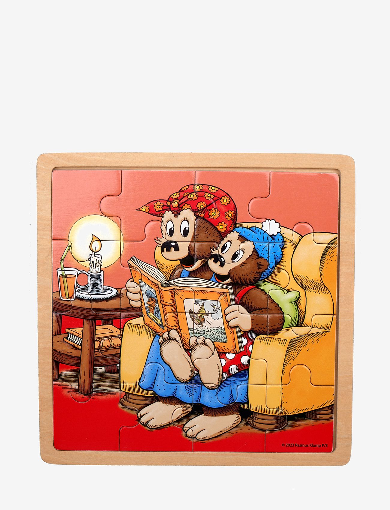 Rasmus Klump - Rasmus Klump Træpuslespil Højtlæsning - träpussel - 1016 - 1