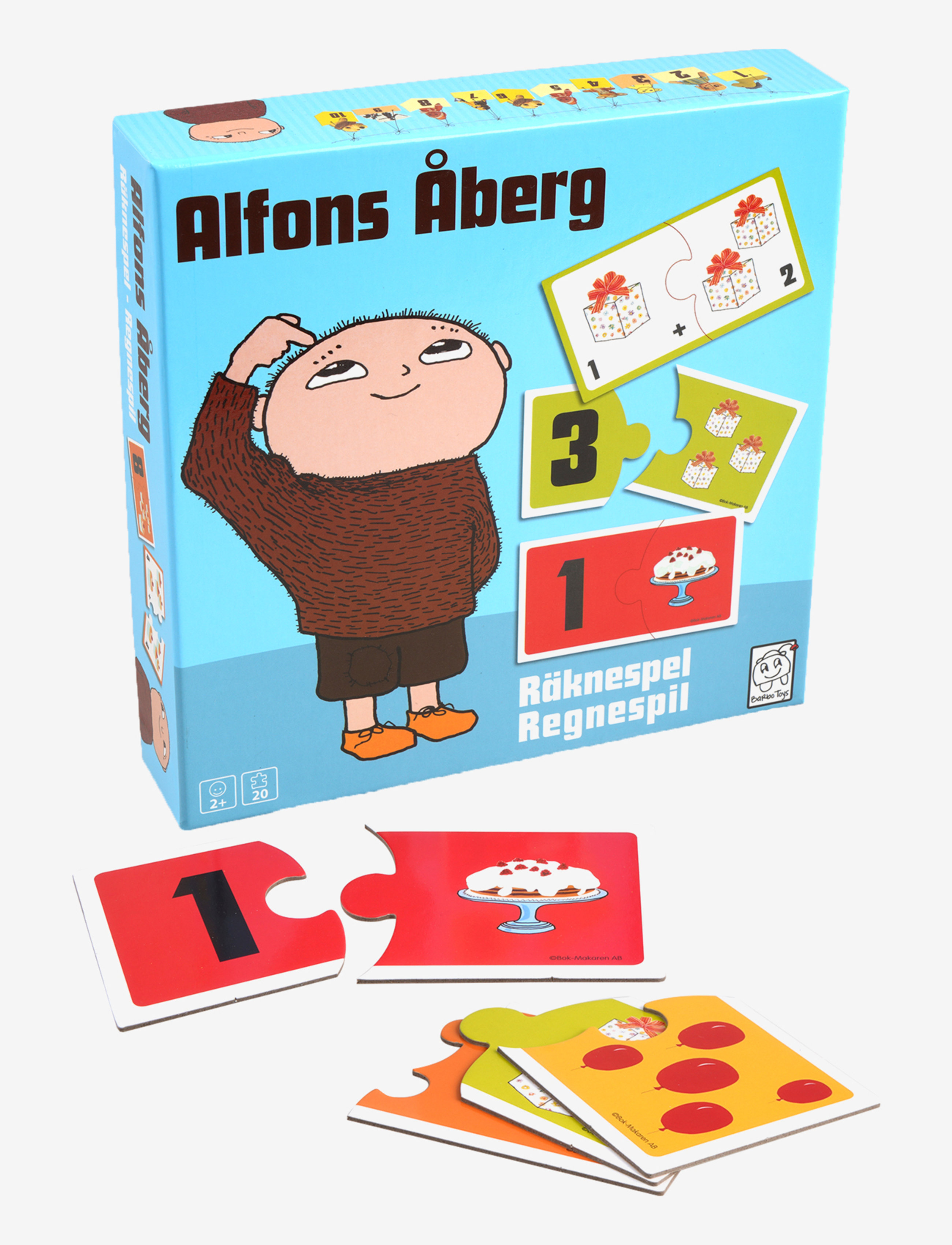 BARBO Spielzeug Alfons Åberg - Learning Game - Fun With Math Patterned - One Size - Kinder
