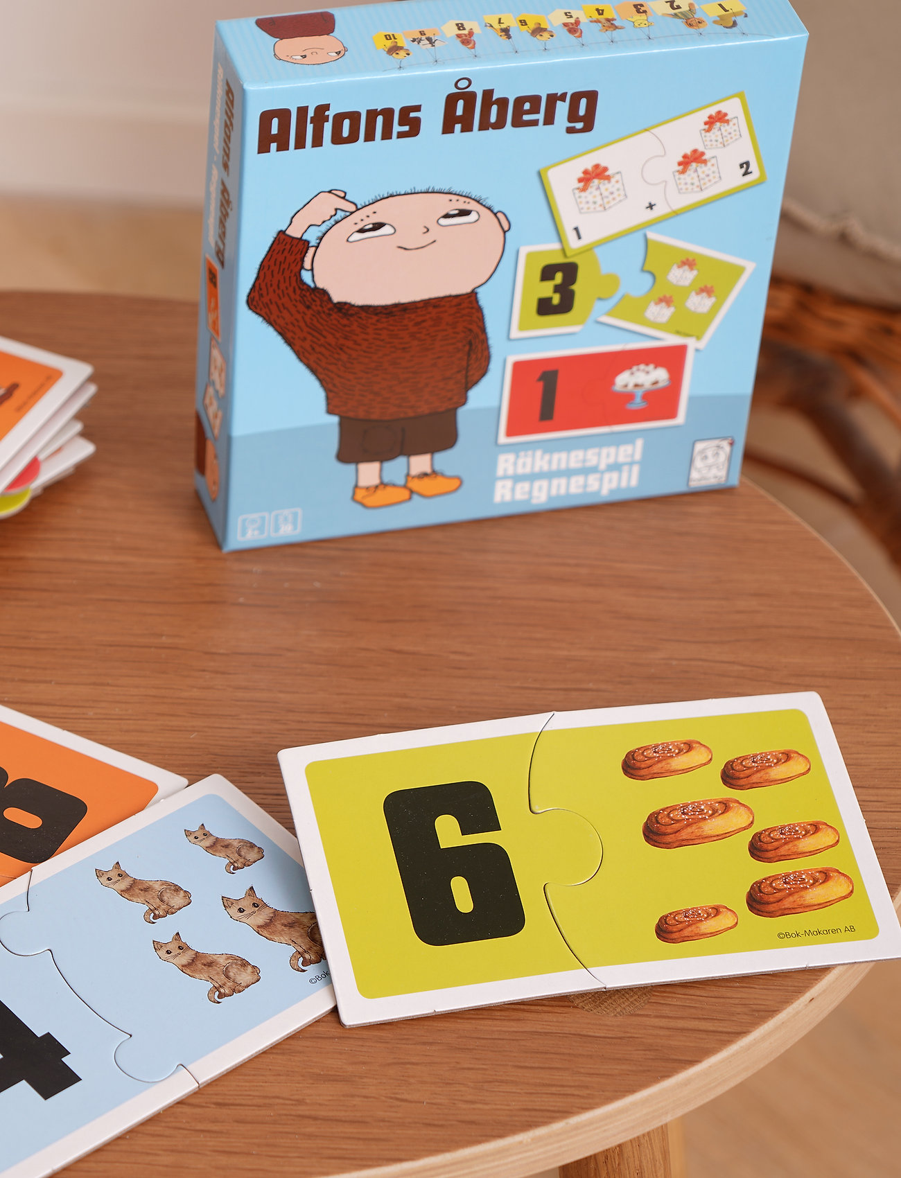 Alfons Åberg - Learning Game Fun With Math, One Size, Games, Mehrfarbig/gemustert Educational Kinder