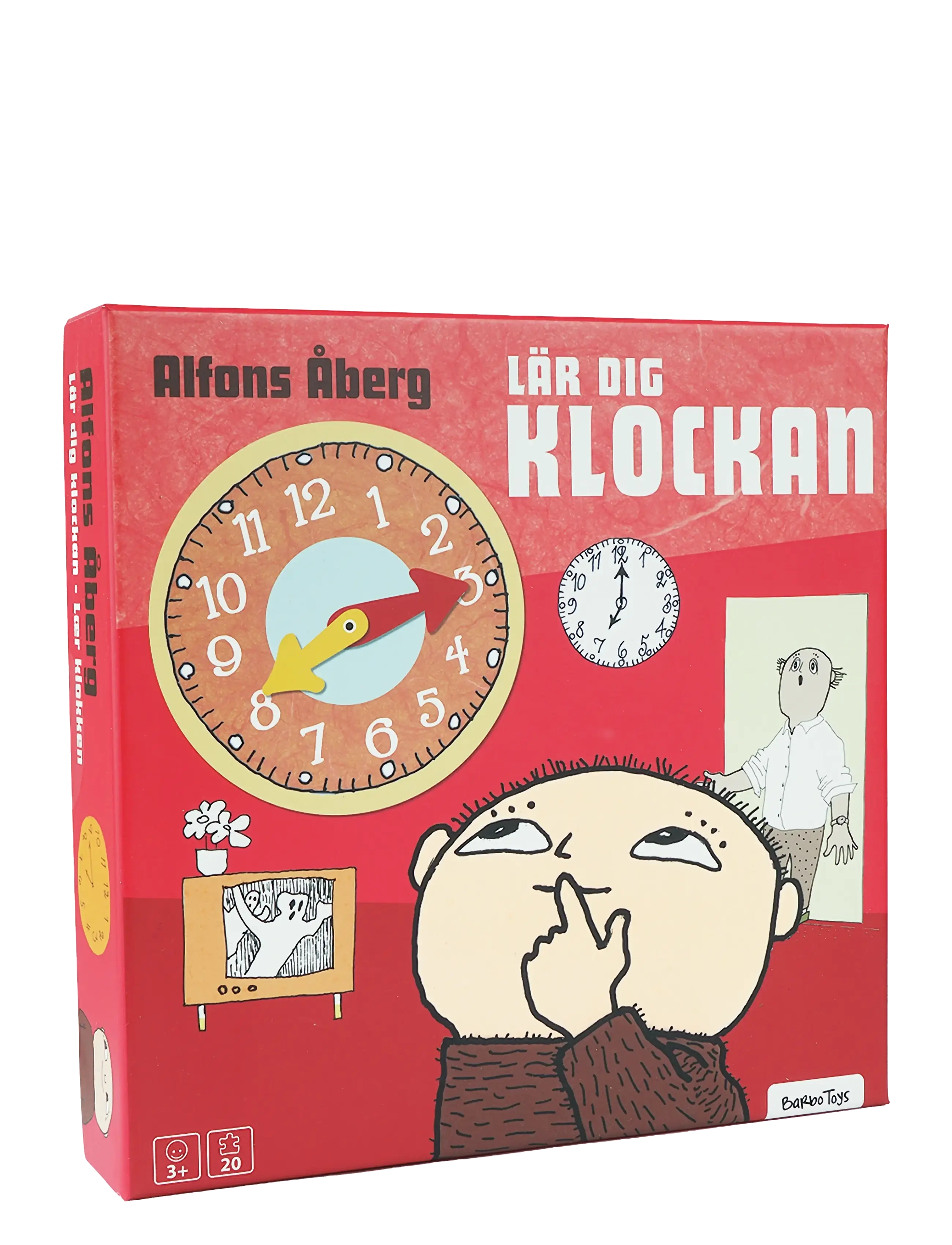 Barbo Toys Alfons Åberg - Learning Game - Tell the Time - Spel - MULTIPLE COLOR TIME / multi