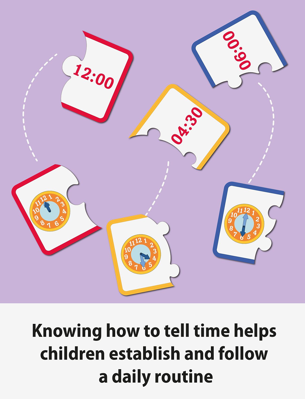 Alfons Åberg - Alfons Åberg - Learning Game - Tell the Time - jeux éducatifs - multiple color time - 4