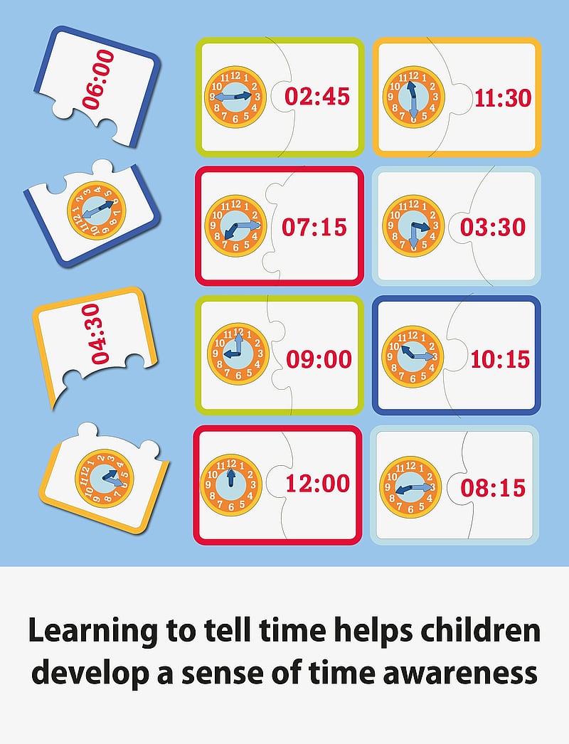 Willi Wiberg - Alfons Åberg - Learning Game - Tell the Time - pädagogische spiele - multiple color time - 5