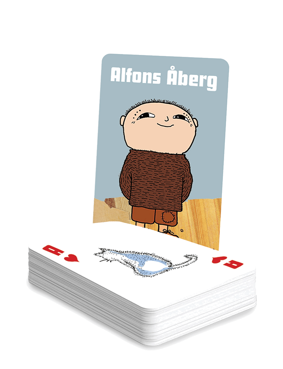 Barbo Toys - Alfons Åberg - Playing Cards - card games - multiple color - 2