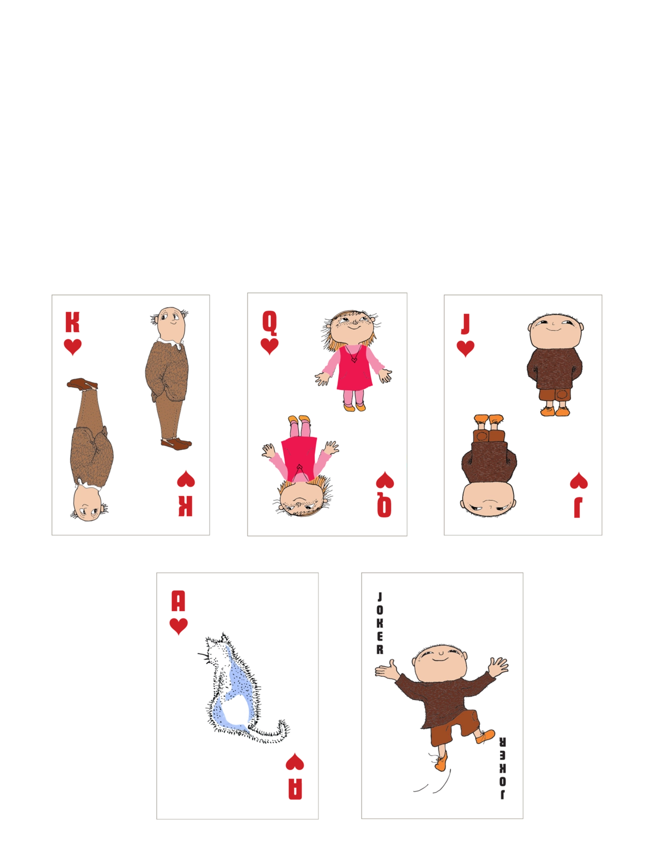Barbo Toys - Alfons Åberg - Playing Cards - card games - multiple color - 3