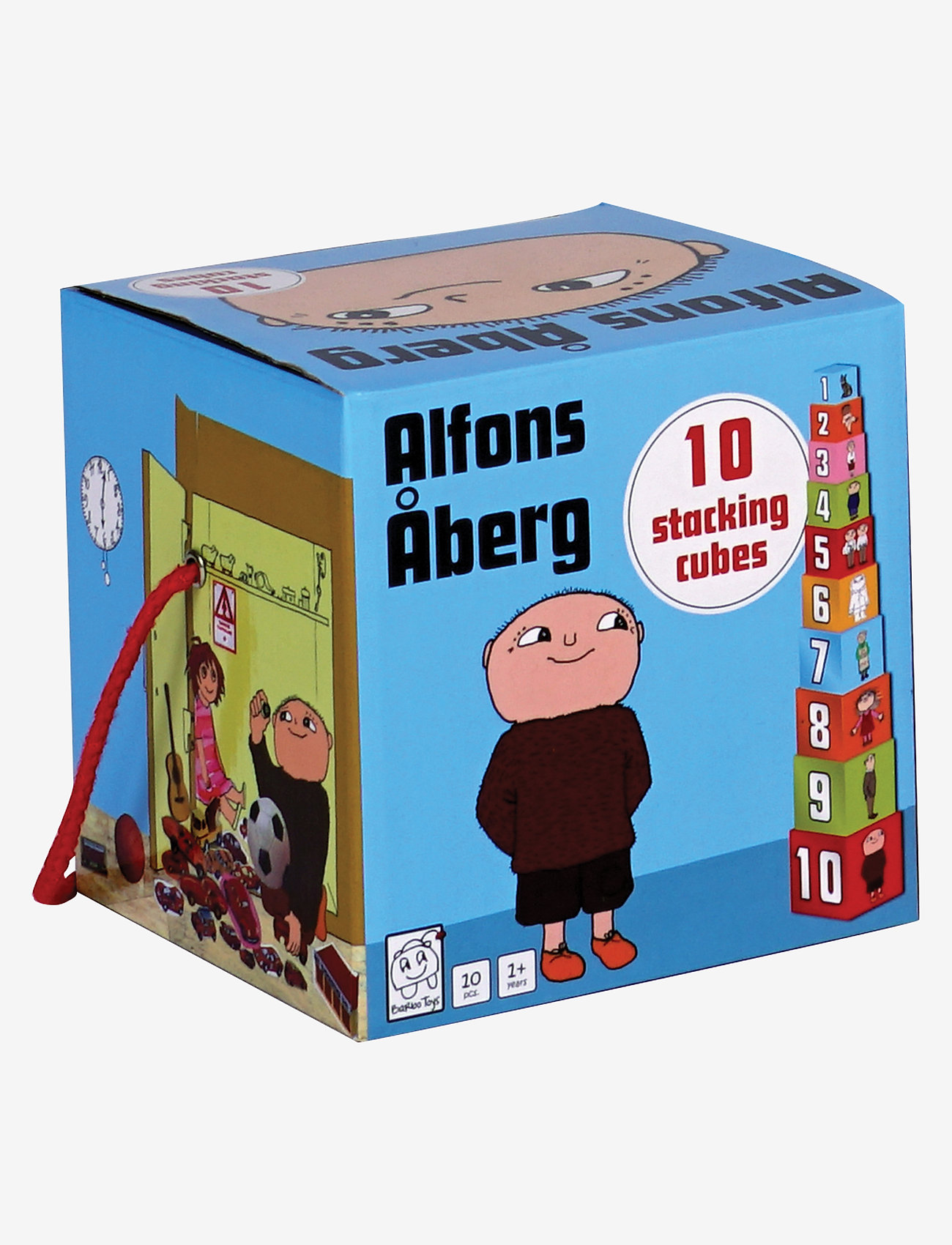 Willi Wiberg - Alfons Åberg - Stacking Cubes 10 pcs - stapelklötze - multiple color - 2