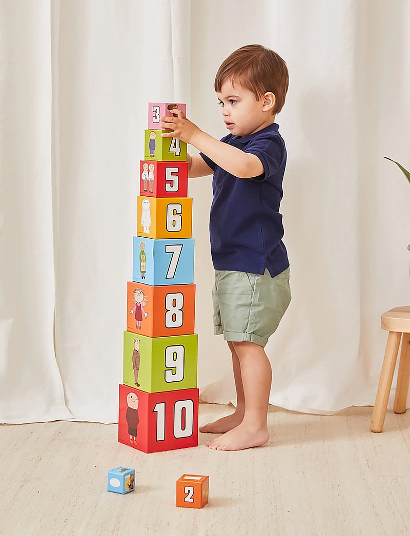 Alfons Åberg - Alfons Åberg - Stacking Cubes 10 pcs - torniklotsid - multiple color - 0