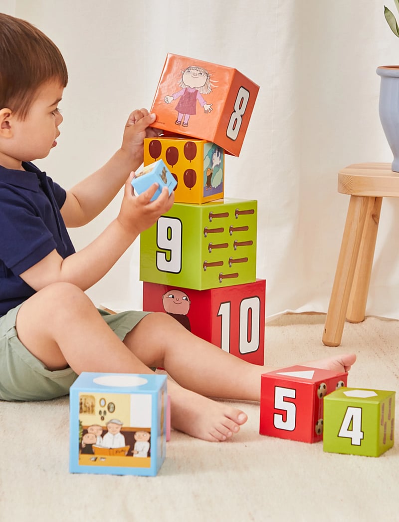 Alfons Åberg - Alfons Åberg - Stacking Cubes 10 pcs - torniklotsid - multiple color - 5