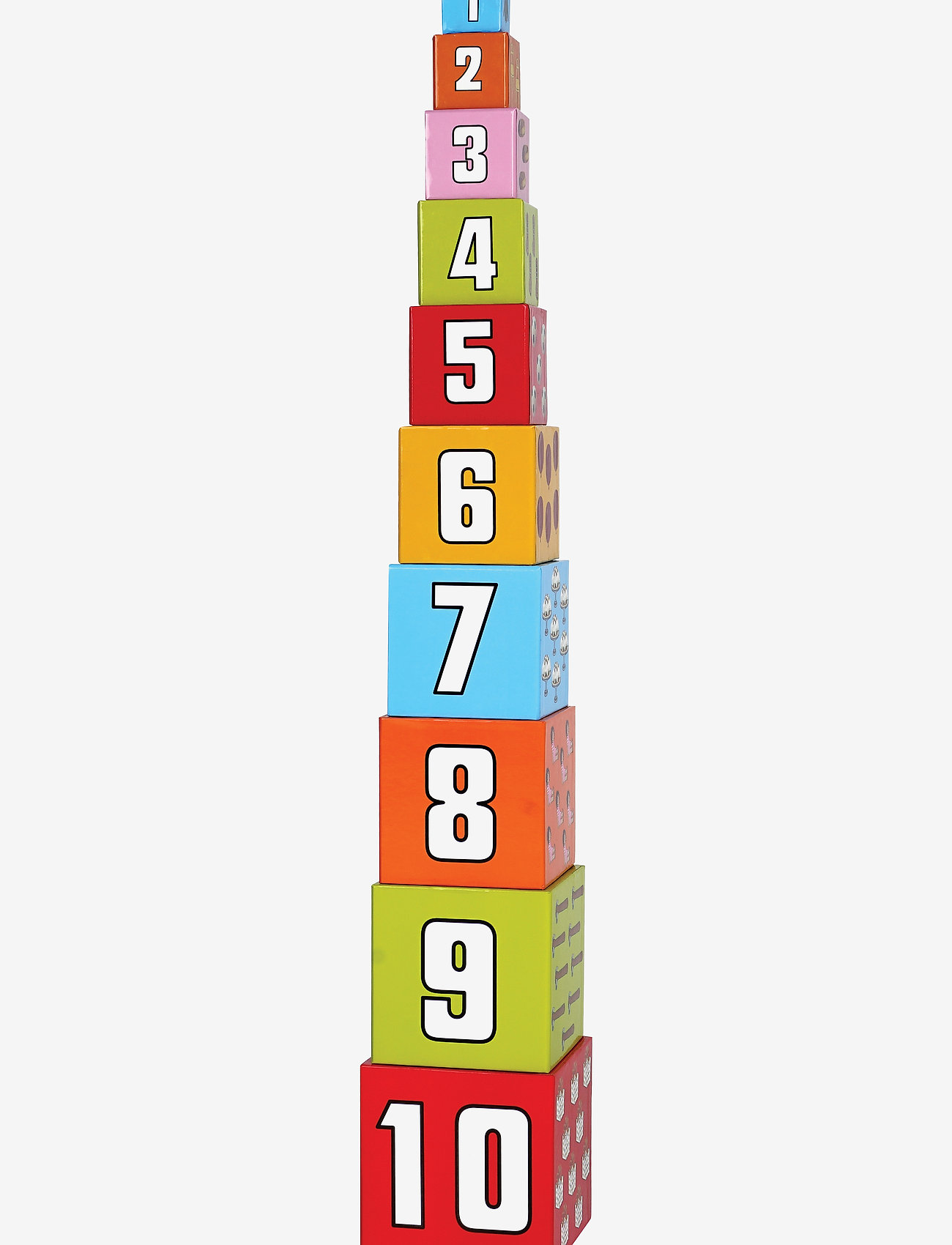 Willi Wiberg - Alfons Åberg - Stacking Cubes 10 pcs - stapelklötze - multiple color - 3