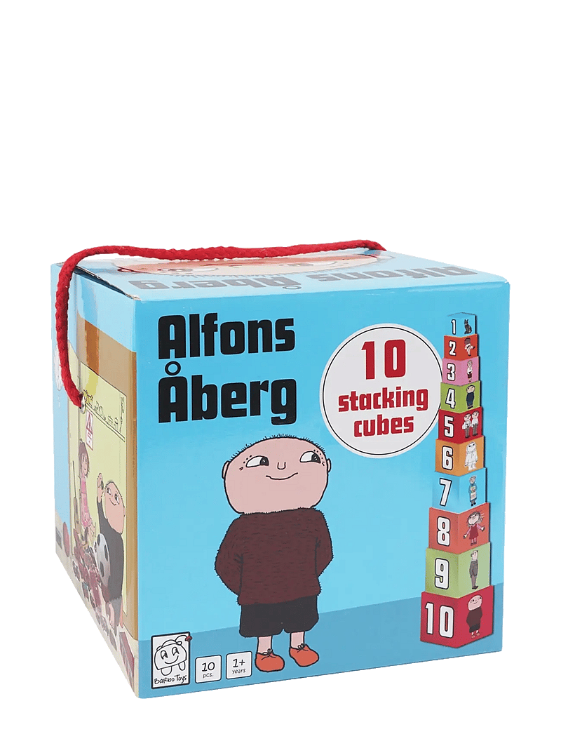 Alfons Åberg - Alfons Åberg - Stacking Cubes 10 pcs - torniklotsid - multiple color - 4