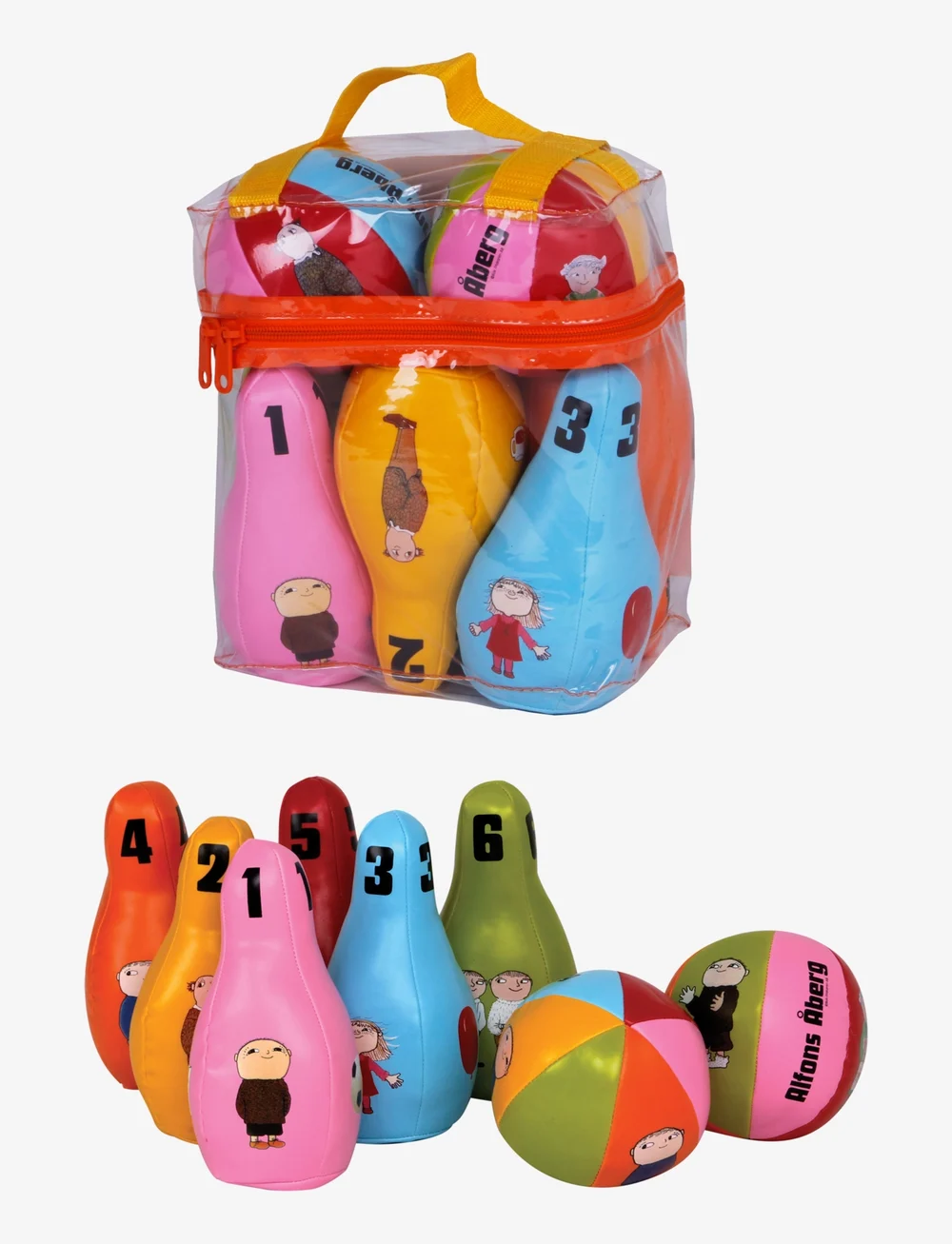 Alfons Åberg - Alfons Åberg - Soft Bowling Set - spel - multiple color - 1