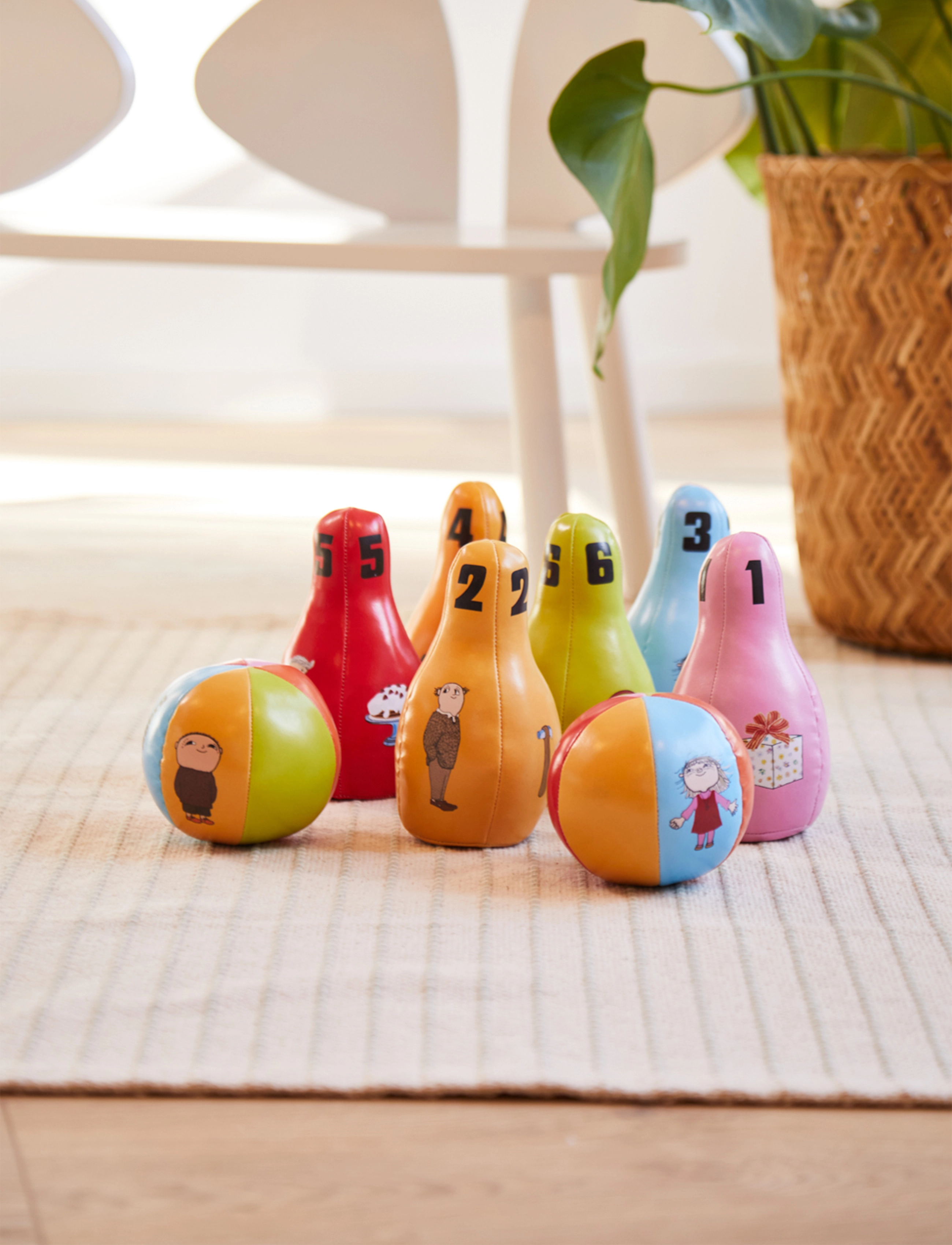 Barbo Toys - Alfons Åberg - Soft Bowling Set - multiple color - 0