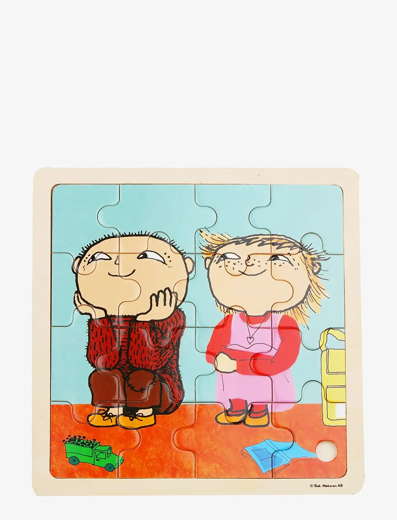 Barbo Toys - Alfons Åberg - FSC Wooden Puzzle – Friends - holzpuzzle - multiple color - 1