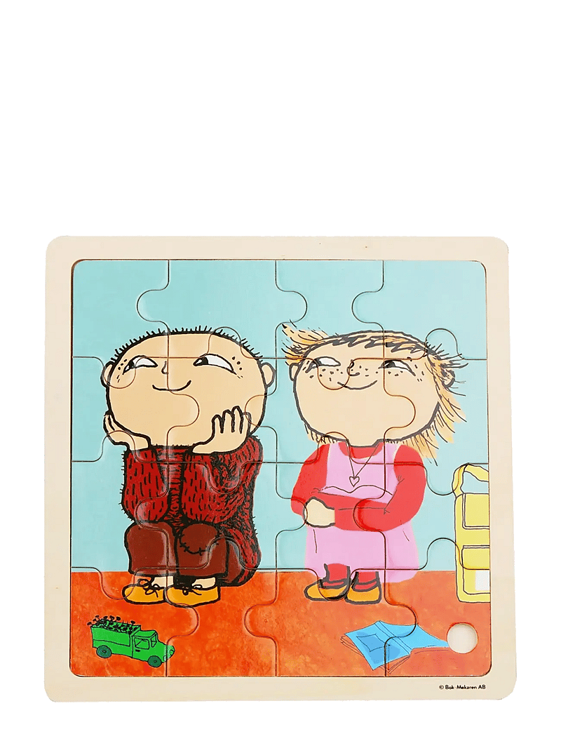 Barbo Toys - Alfons Åberg - FSC Wooden Puzzle – Friends - holzpuzzle - multiple color - 1