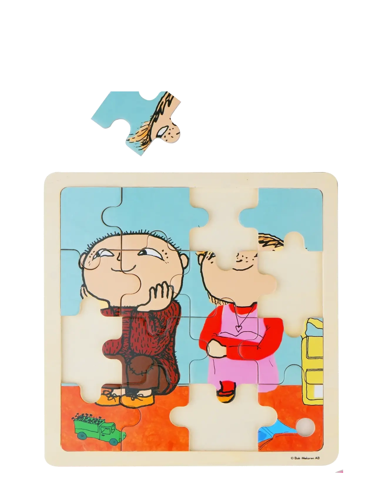 Barbo Toys - Alfons Åberg - FSC Wooden Puzzle – Friends - puzzles en bois - multiple color - 2