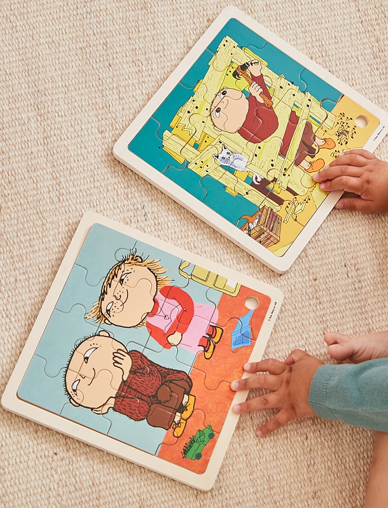 Barbo Toys - Alfons Åberg - FSC Wooden Puzzle – Friends - holzpuzzle - multiple color - 2