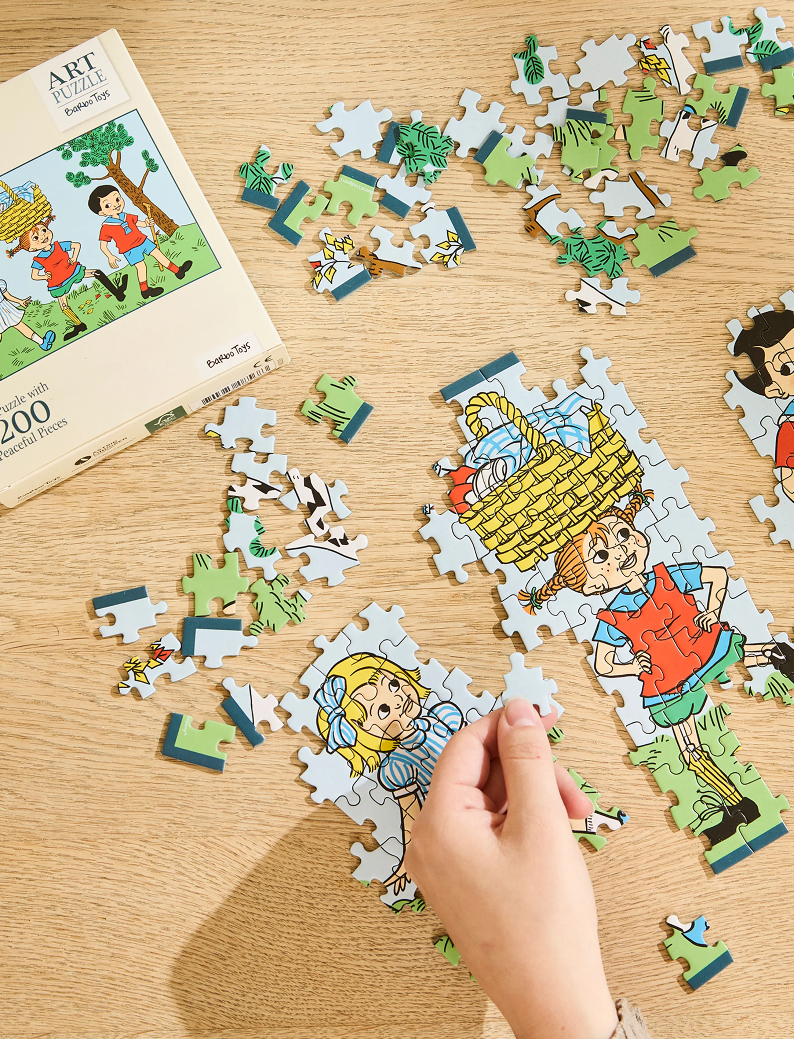 Barbo Toys - Pippi - Art Puzzle - 200pcs - Pippi - klassische puzzles - multiple color - 0