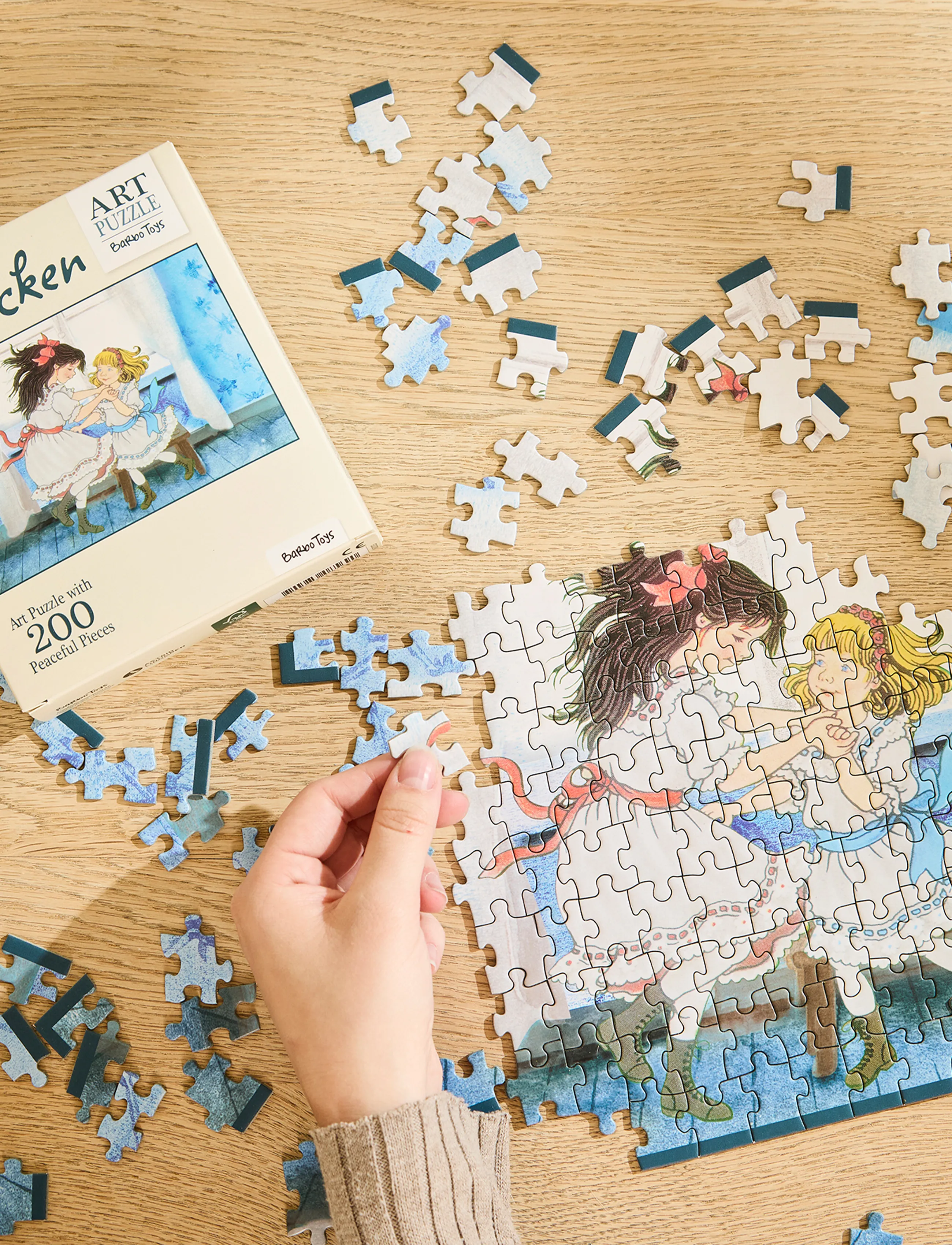 Barbo Spielzeug Madicken Art Puzzle 200Pcs Girls, One Size, Puzzles, Mehrfarbig/gemustert - Classic Kinder