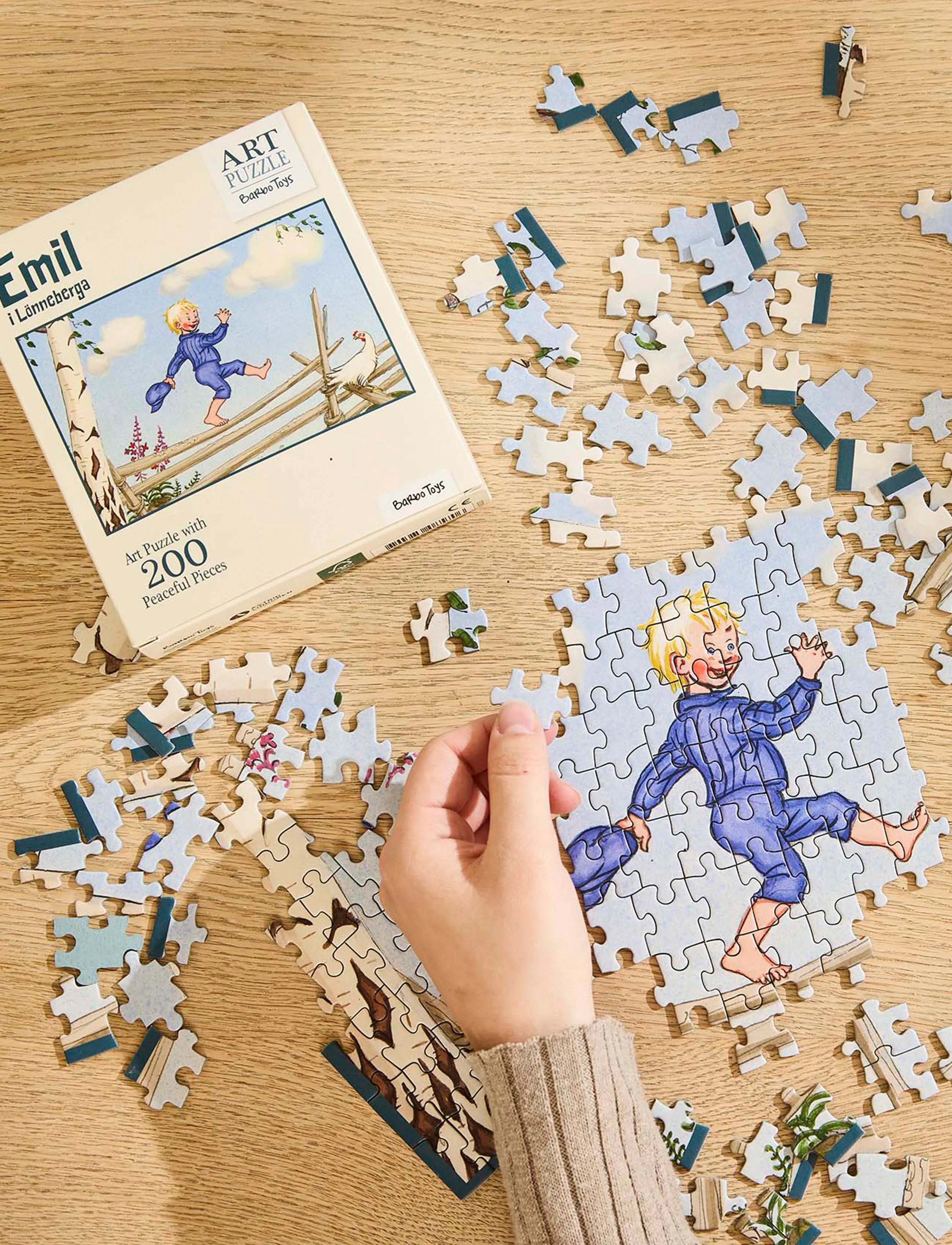Barbo Toys - Emil - Art Puzzle - 200pcs - Emil - klassische puzzles - multiple color - 0