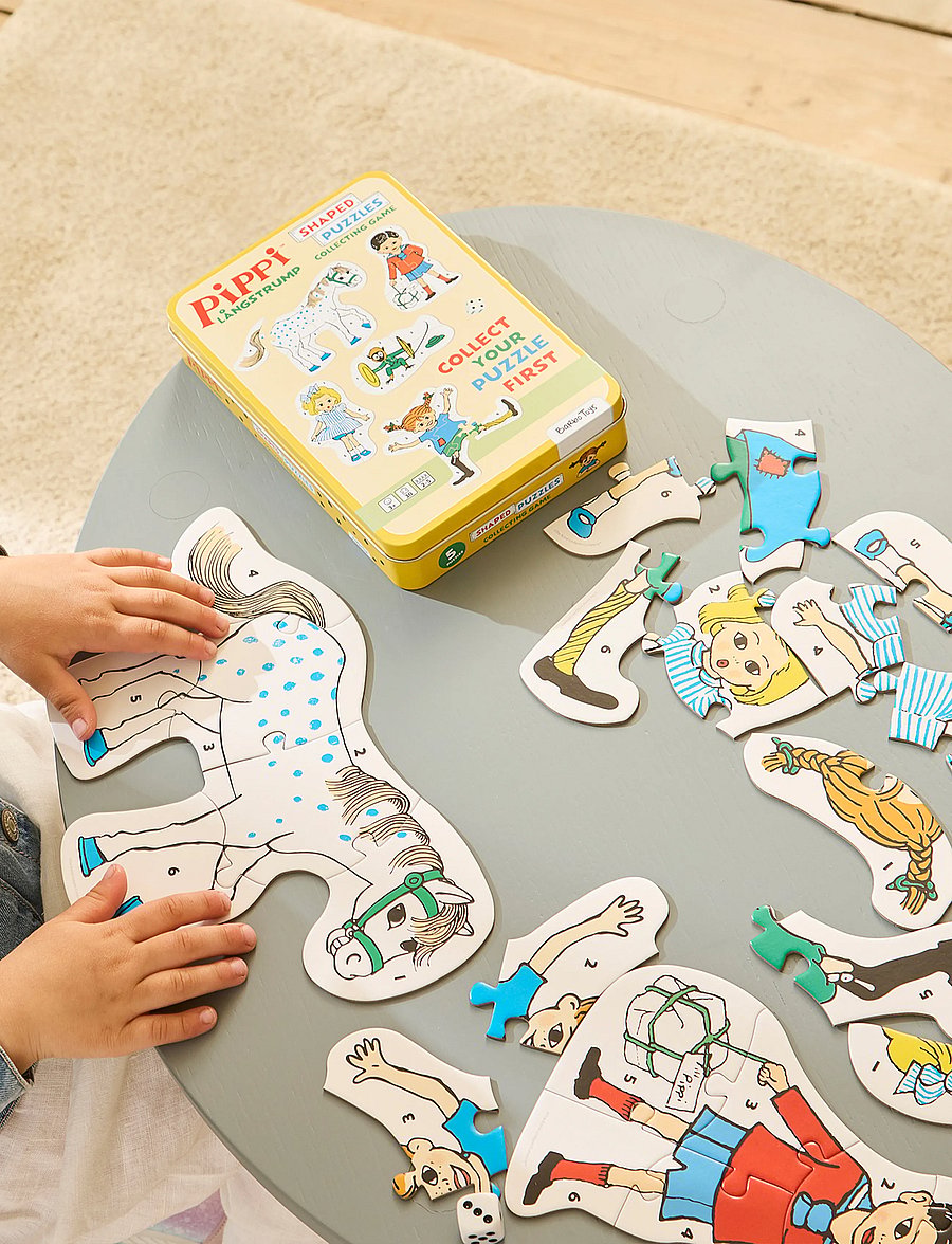 Pippi Långstrump - Pippi - Puzzle Game In Tin Box - brädspel - multiple color - 0