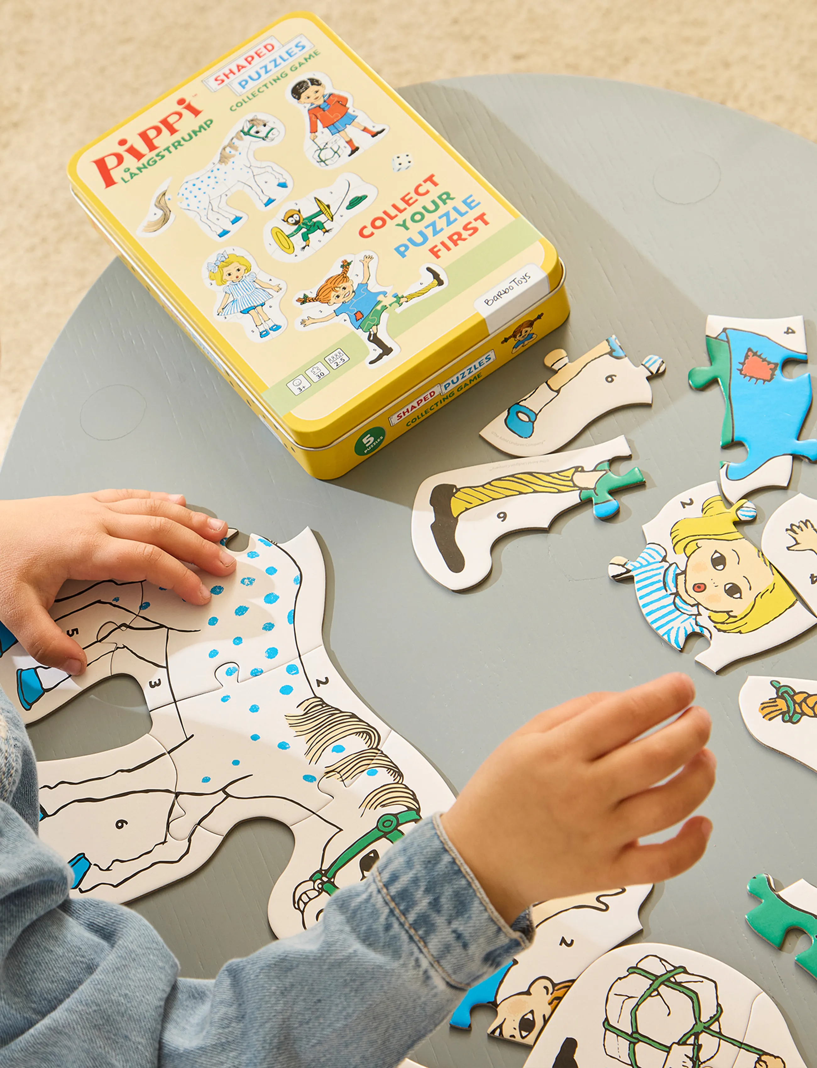 Pippi Långstrump - Pippi - Puzzle Game In Tin Box - brädspel - multiple color - 5