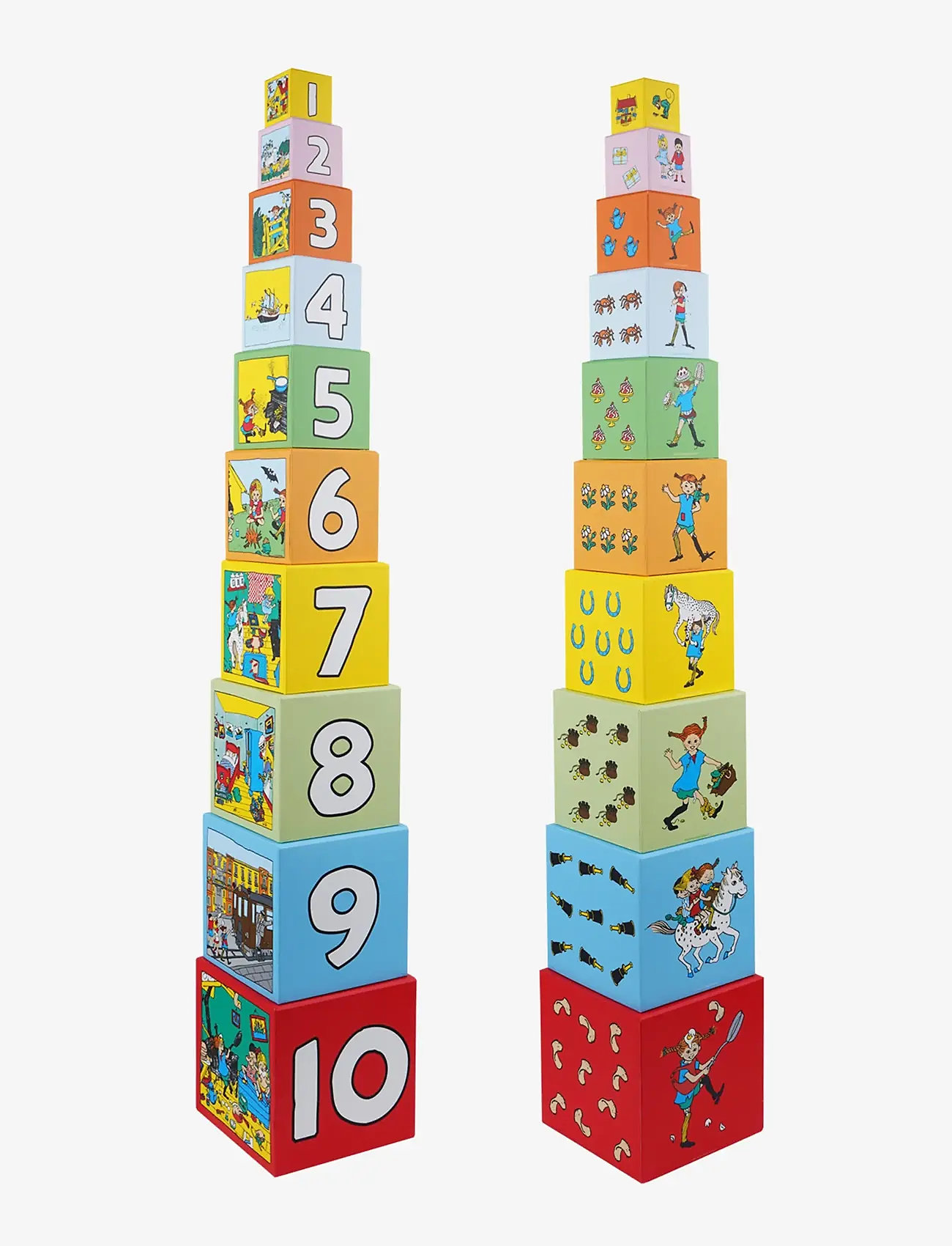 Fifi Brindacier - Pippi Stacking Cubes - multiple color - 2