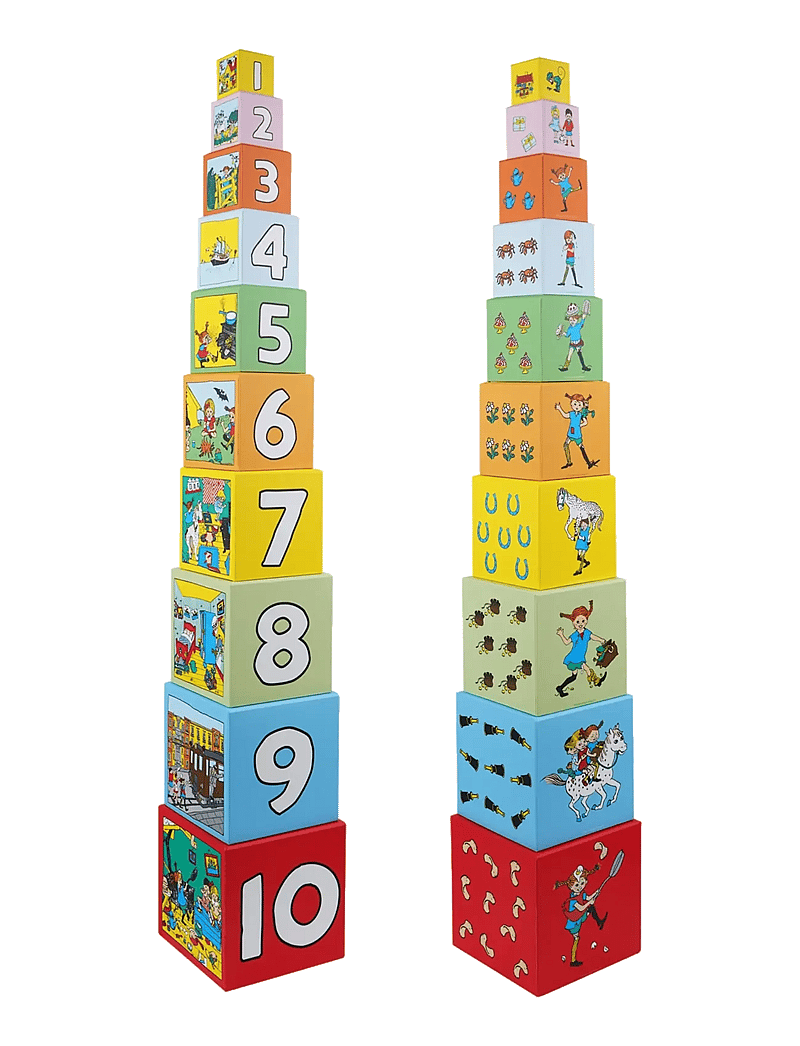 Barbo Toys - Pippi Stacking Cubes - madalaimad hinnad - multiple color - 1