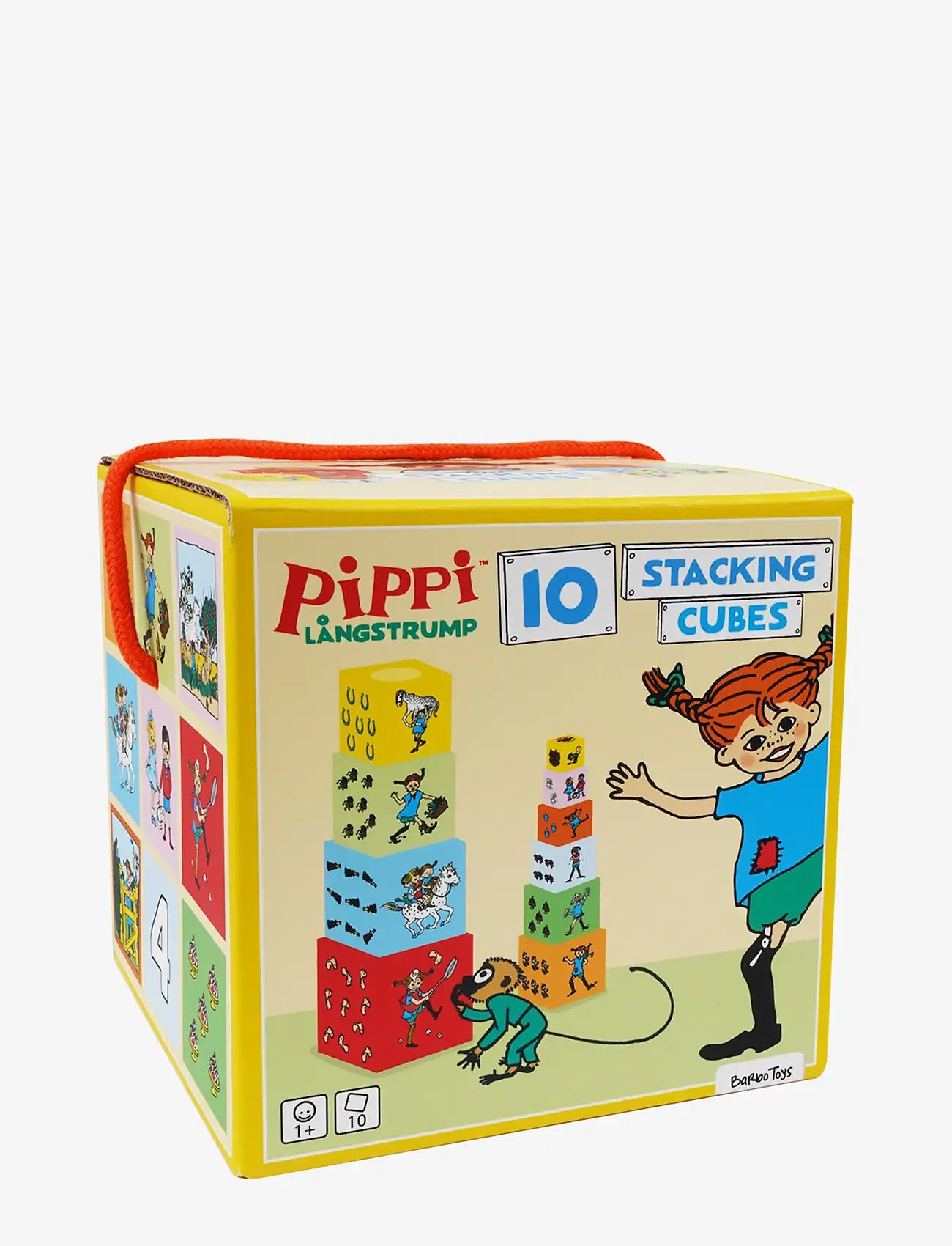 Fifi Brindacier - Pippi Stacking Cubes - multiple color - 4
