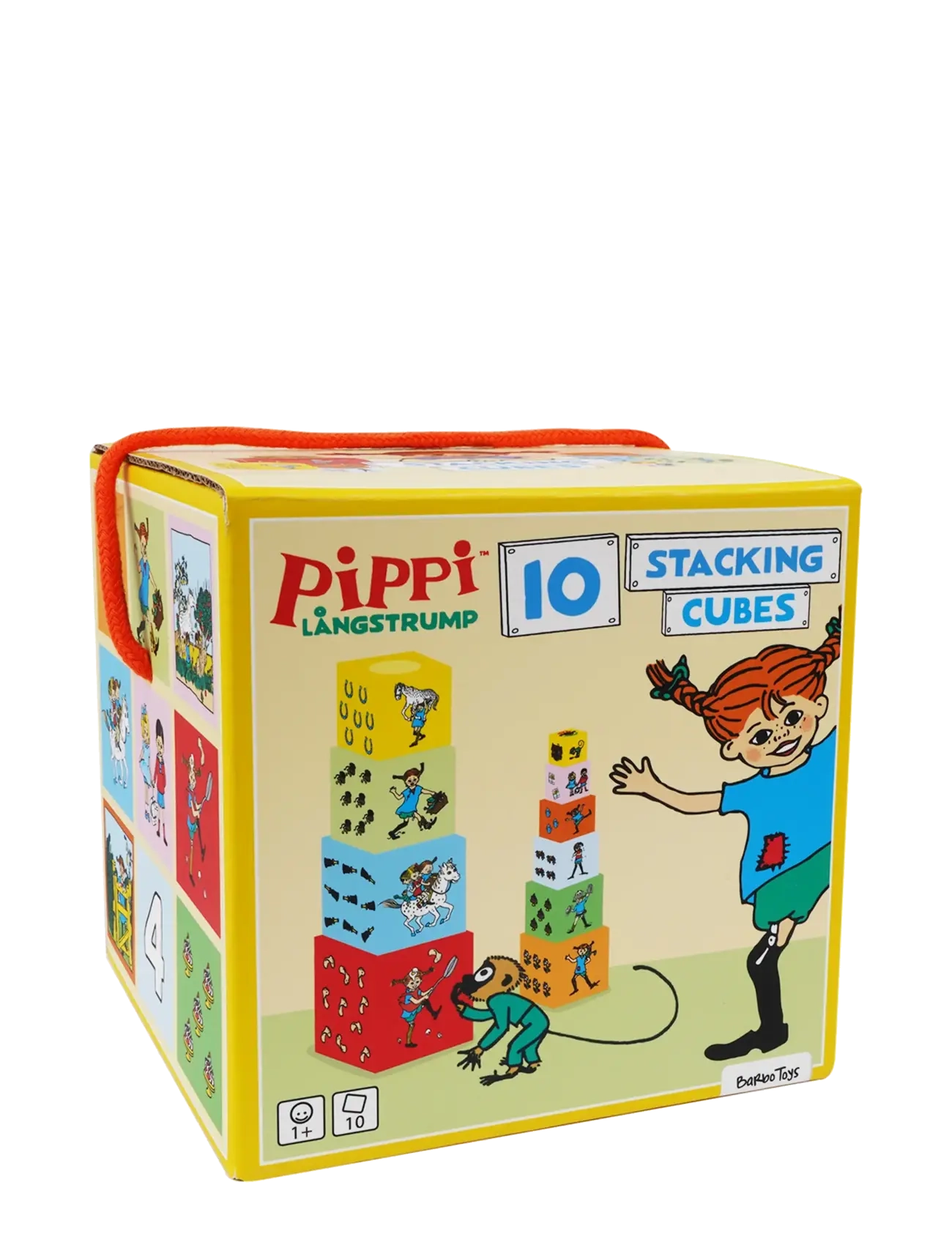 Barbo Toys - Pippi Stacking Cubes - multiple color - 3