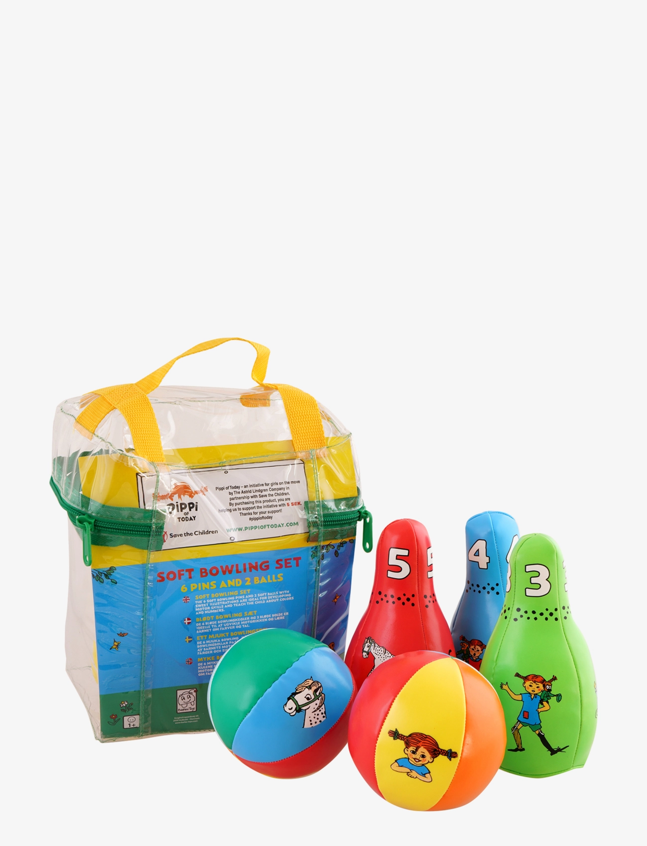 Barbo Toys - Pippi Bowling Set - laveste priser - multiple color - 3