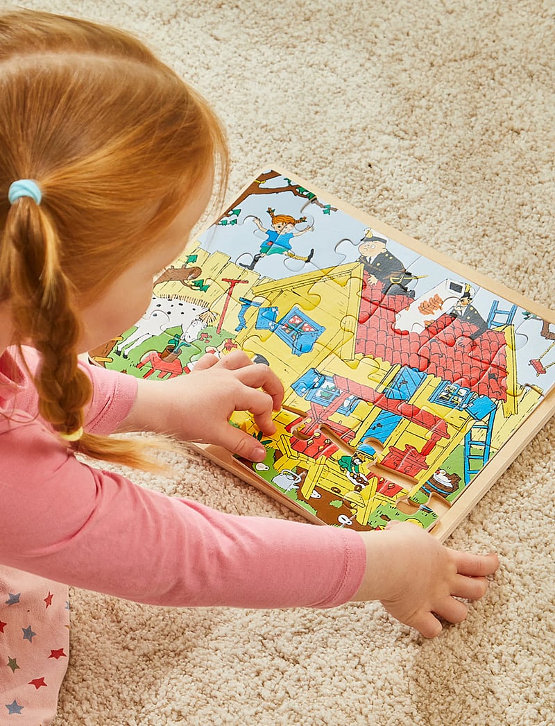 Barbo Toys - Pippi Wooden Framed Puzzle - multiple color - 2