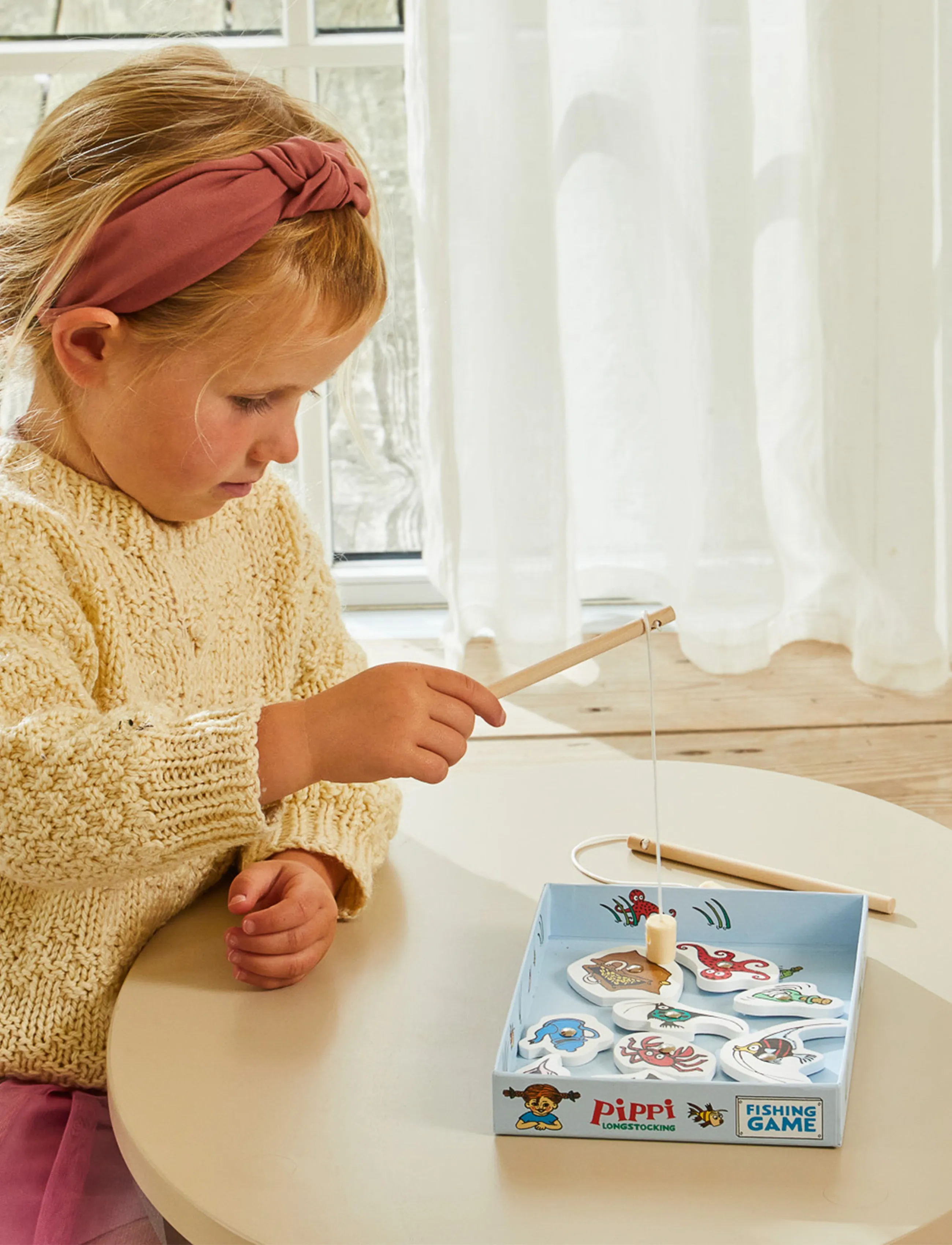 Pippi Langstrømpe Fiskespil, One Size, Games, Mehrfarbig/gemustert - Active Kinder