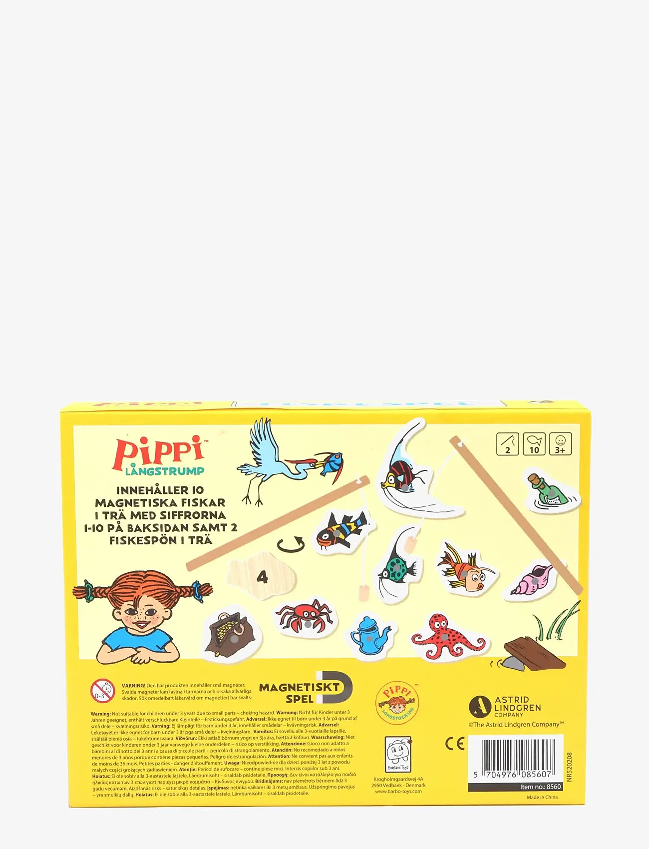 Pippi Långstrump - Pippi Fiskespil - aktiva spel - multiple color - 4