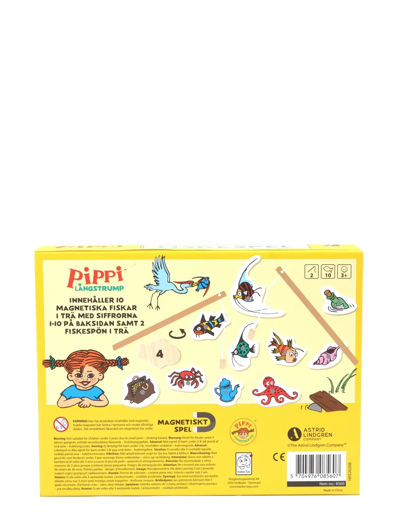 Pippi Långstrump - Pippi Fiskespil - spel - multiple color - 4